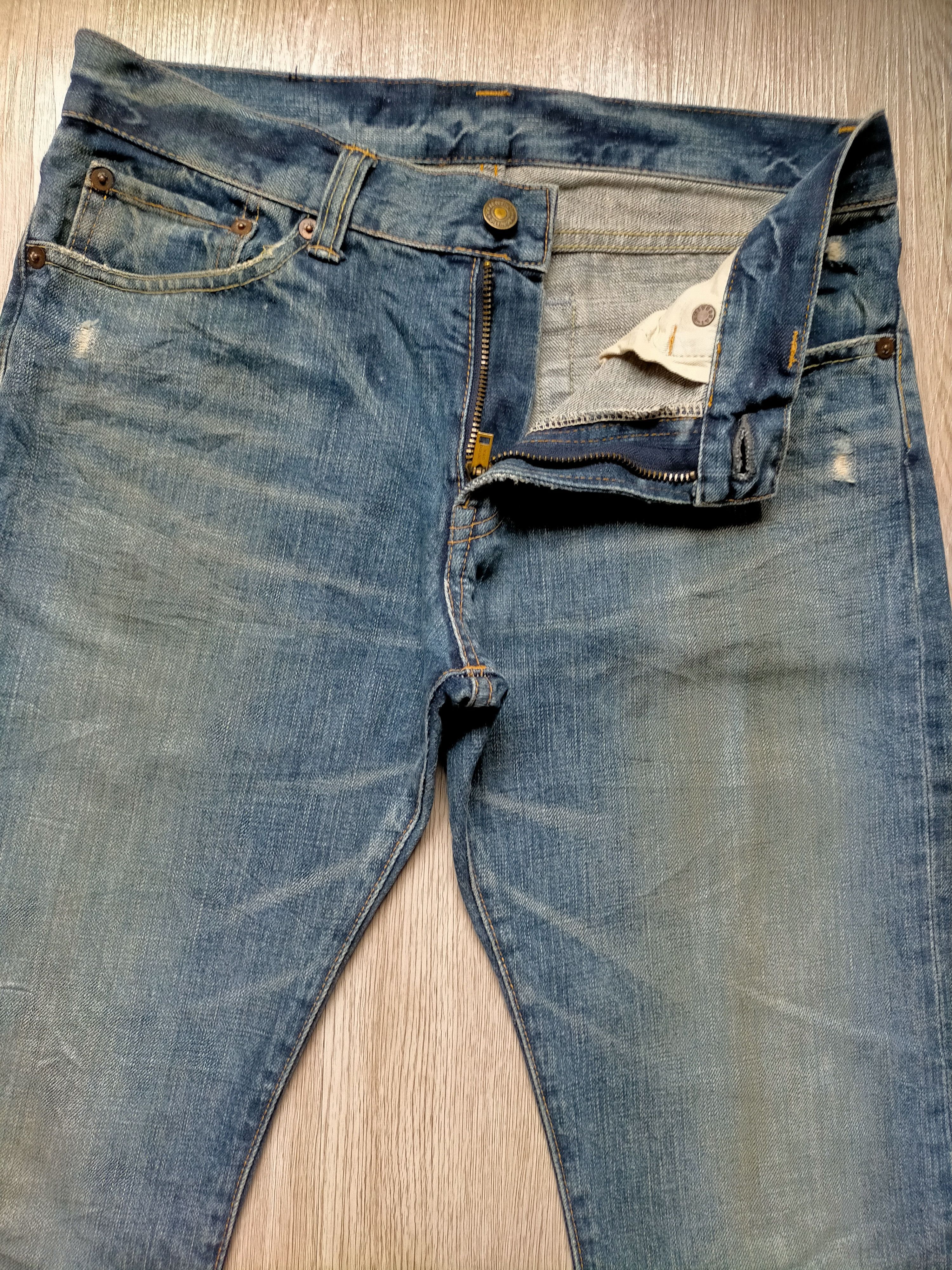 Hysteric Glamour × Japanese Brand Made in Japan Acoustic Denim Pants Size US 31 - 6 Thumbnail