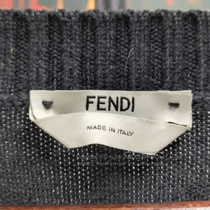 Fendi Fendi Women's Gray Wool Long Sleeve Cardigan . Size M / US 6-8 / IT 42-44 - 3 Thumbnail