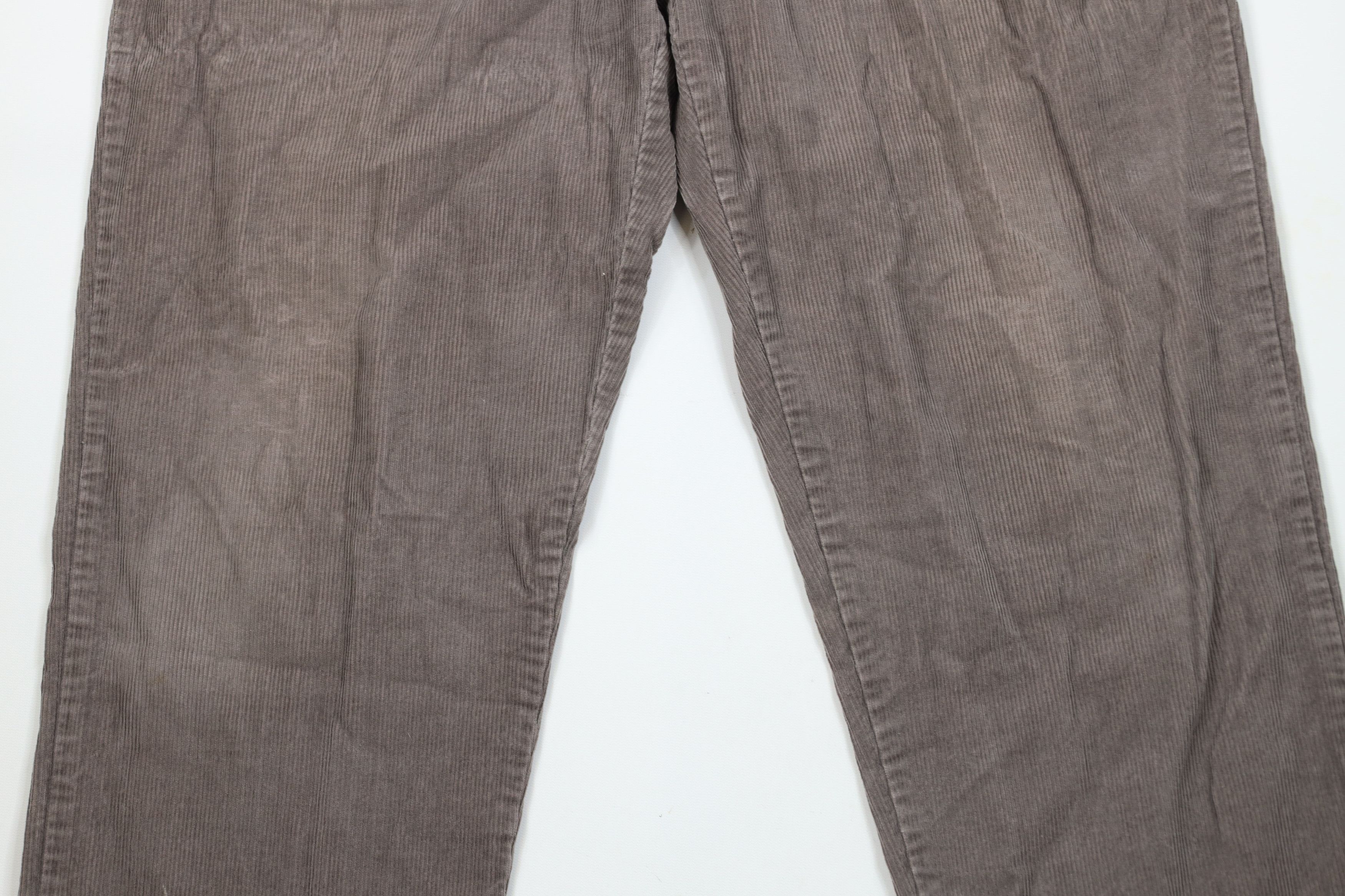Vintage Vintage 90s Streetwear Cuffed Wide Leg Corduroy Chino Pants Size US 34 / EU 50 - 3 Thumbnail