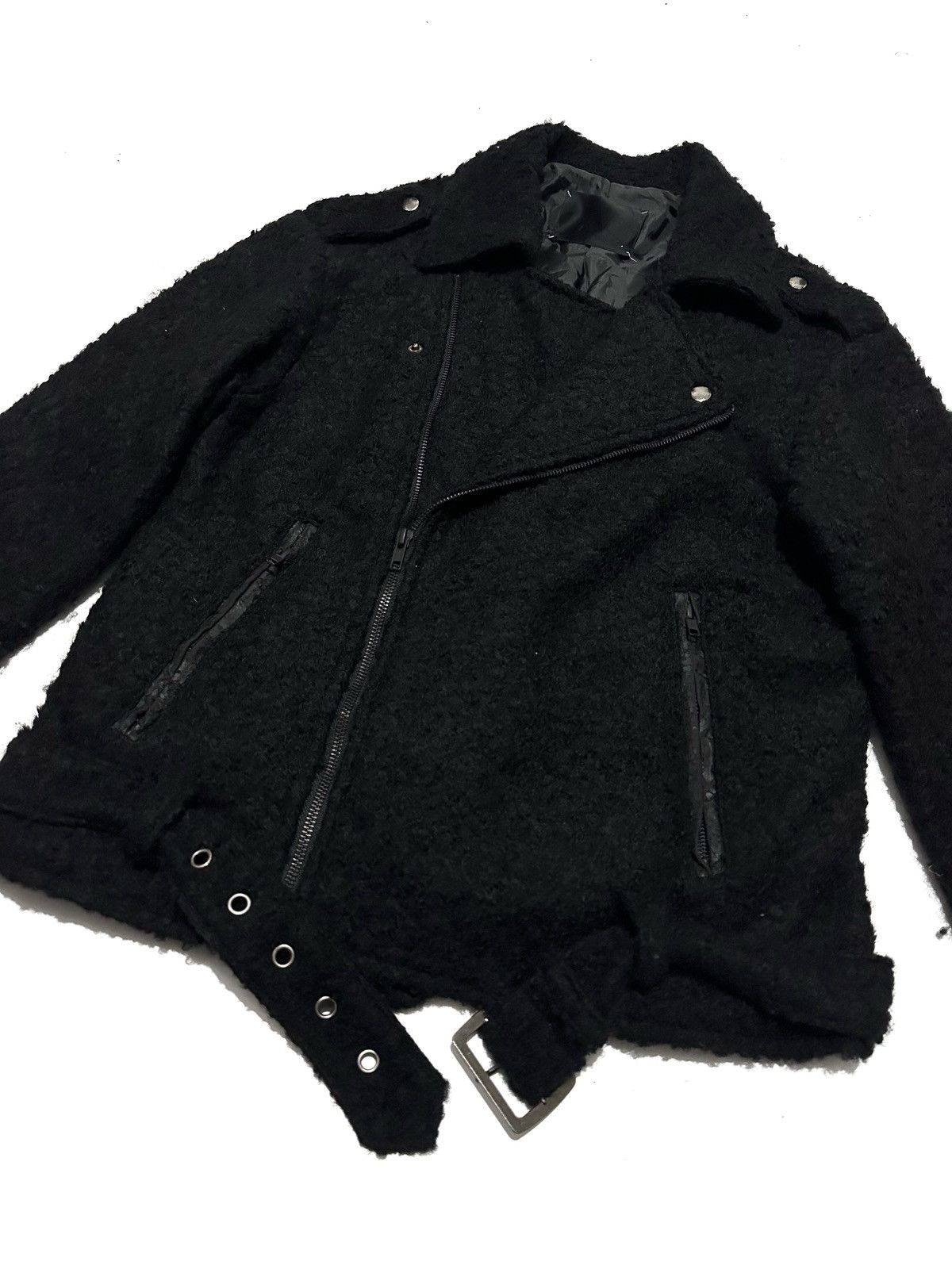 14th Addiction JAPANESE WOOL ASYMMETRICAL JEANASIS JACKET Size US M / EU 48-50 / 2 - 4 Thumbnail