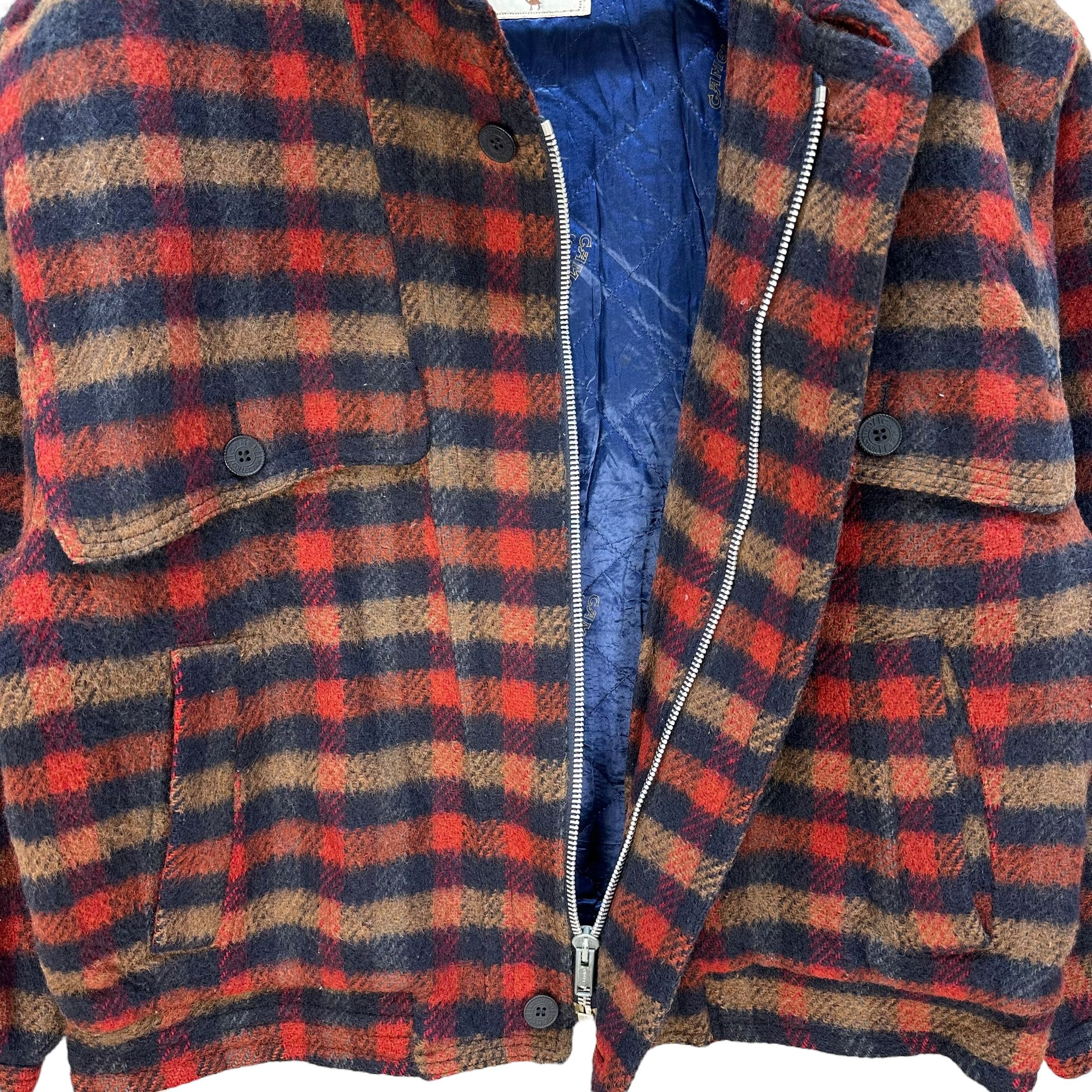 Camel CAMEL COLLECTION Turtleneck Tartan Wool Jacket #A57-1302 Size US L / EU 52-54 / 3 - 7 Thumbnail