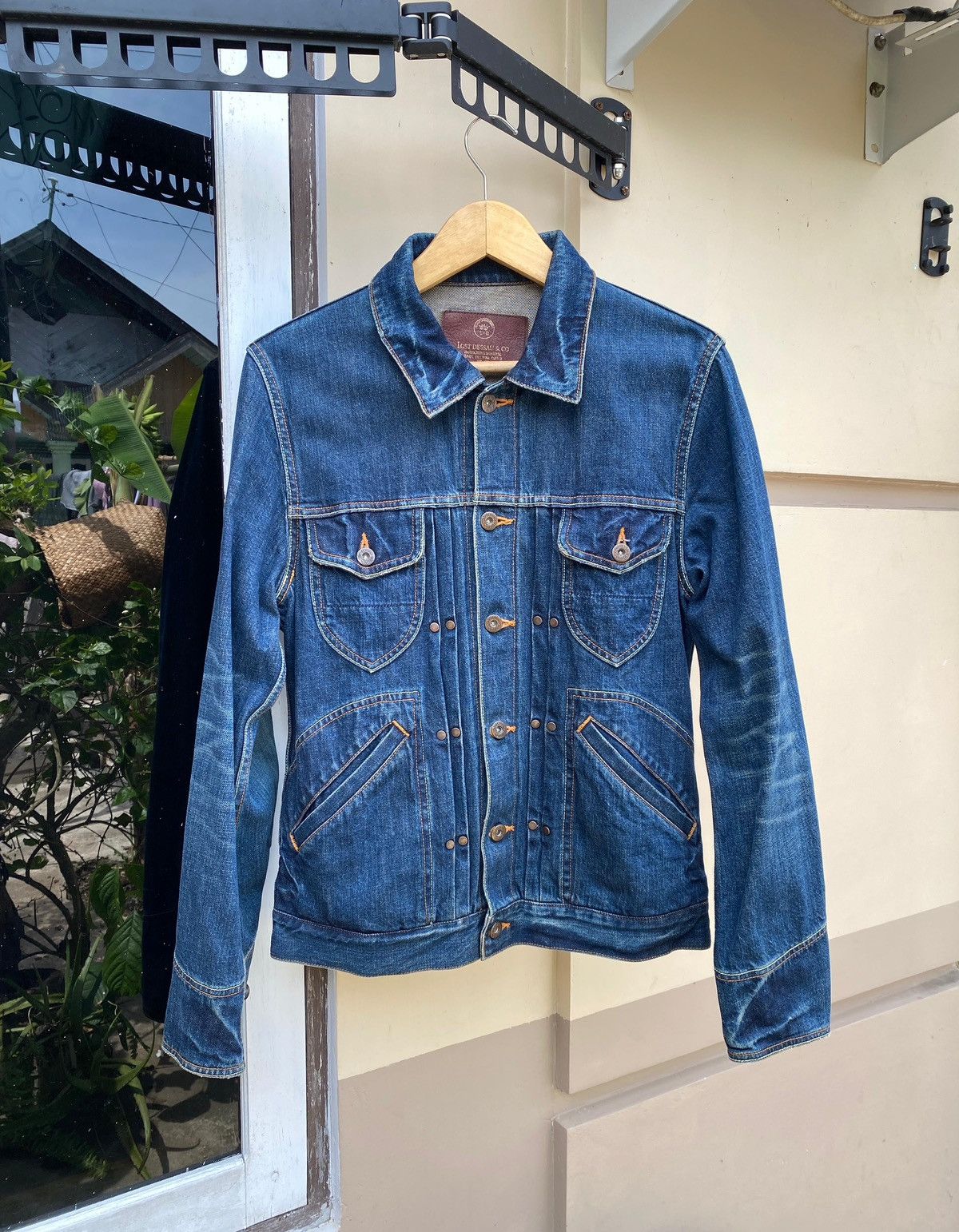 Japanese Brand Field Denim Jacket Selvedge LOST DESSAU Size US M / EU 48-50 / 2 - 1 Thumbnail