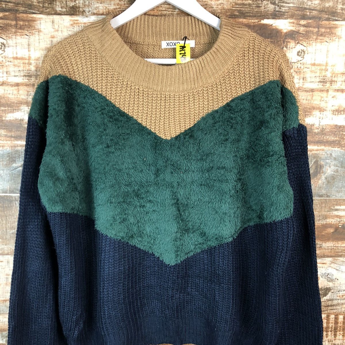 Japanese Brand Xoxo kiskis Brown Knitwear sweatshirt #A1742 Size M / US 6-8 / IT 42-44 - 5 Thumbnail