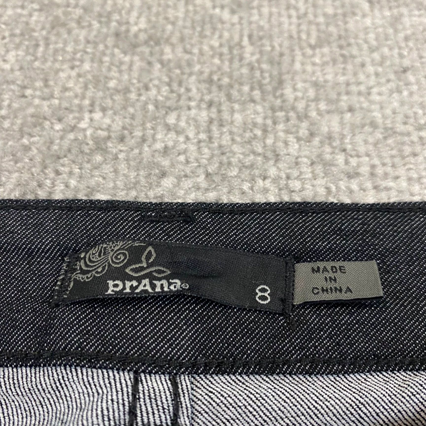 Prana PRANA Pants Womens 8 Slim Dark Gray Athletic Hiking Climbing 5-Pockets Modern Outdoor Woman's Skinny Size 30" / US 8 / IT 44 - 2 Thumbnail