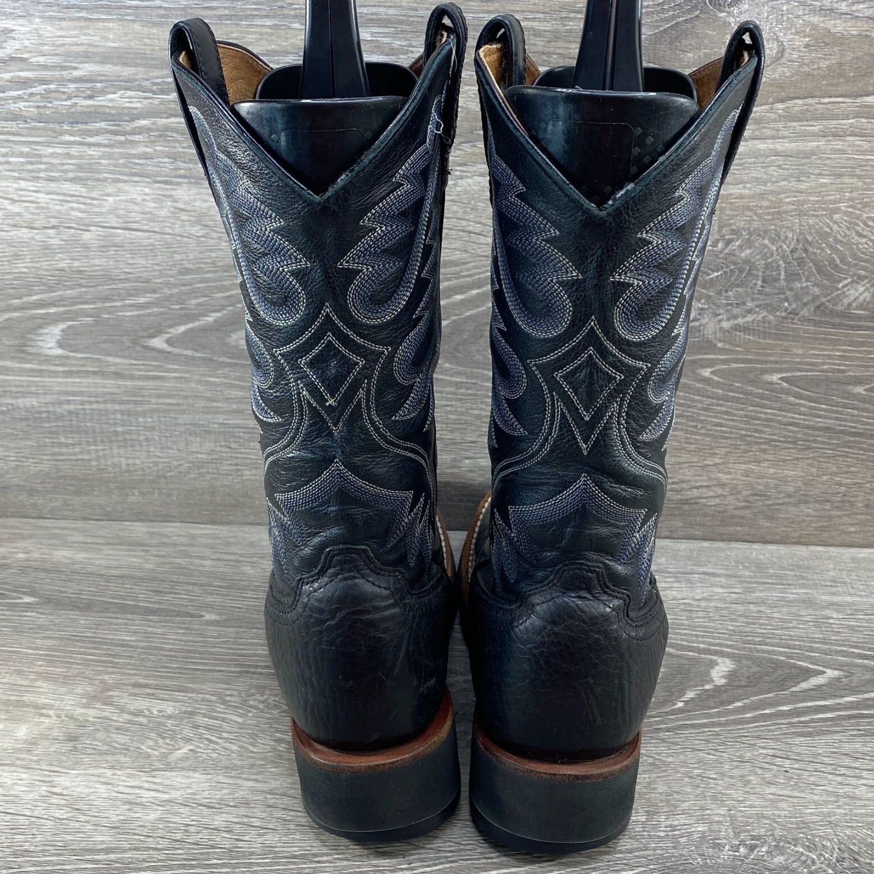 Ariat Ariat Bullhide Black Leather Cowboy Western Boots Ladies 5.5 B Round Toe Ropers Size US 5.5 / IT 35.5 - 6 Thumbnail