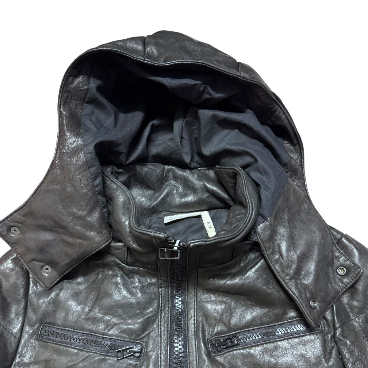 AZ by junhashimoto Az Junhashimoto Lamb Leather Puffer Jacket Size US M / EU 48-50 / 2 - 5 Thumbnail