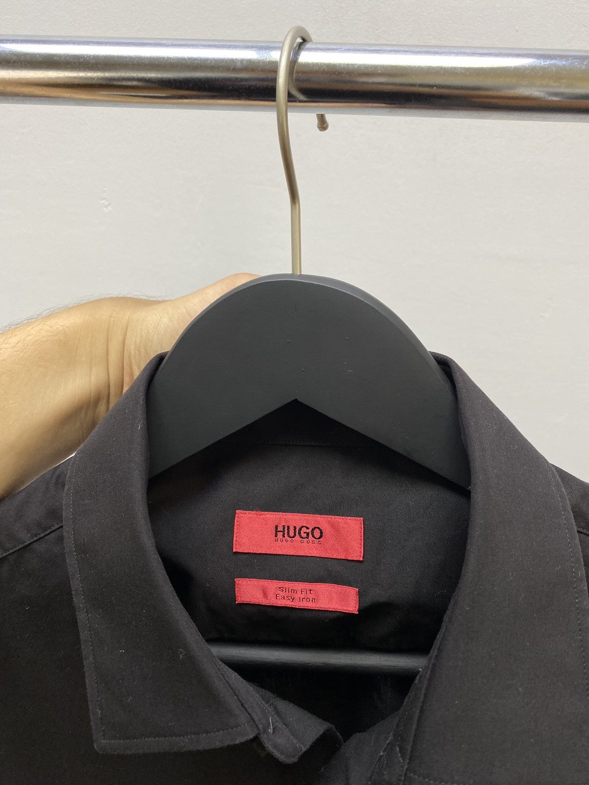 Designer × Hugo Boss Hugo Boss Men’s Black Classic Button Long Sleeve Shirt Size US M / EU 48-50 / 2 - 8 Thumbnail