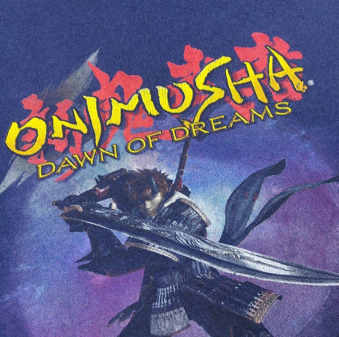 Playstation Vintage 2006 Onimusha Dawn of Dreams Capcom PlayStation2 TEE Size US XL / EU 56 / 4 - 9 Thumbnail