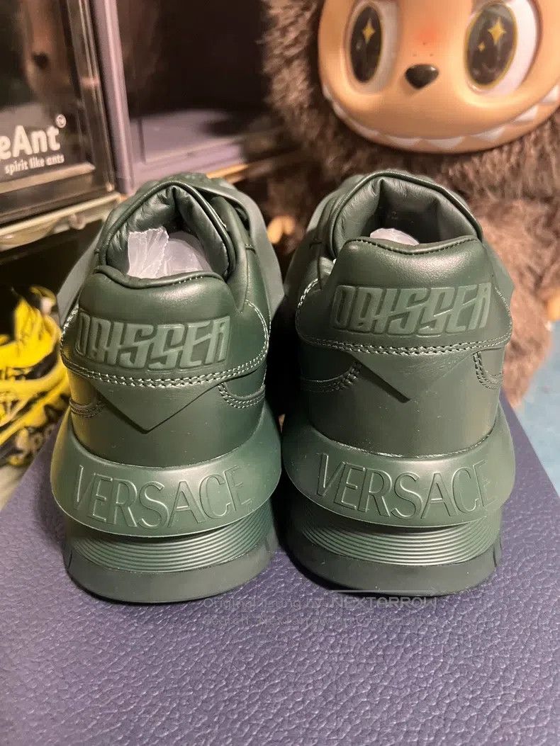 Versace Versace Green classic spaceship shoes Size US 7 / EU 40 - 3 Thumbnail