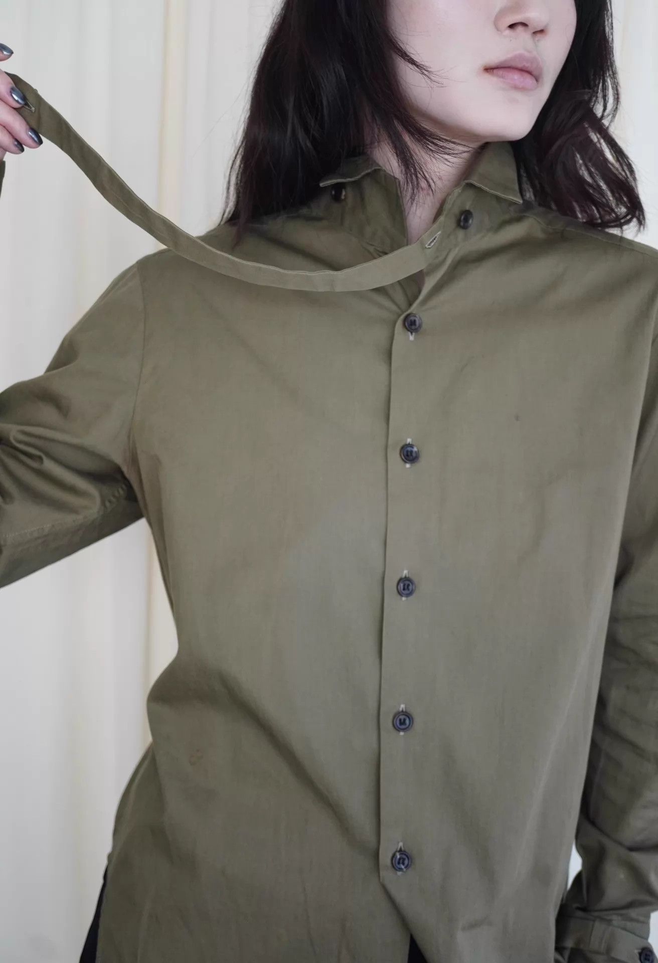 Yohji Yamamoto YOHJI YAMAMOTO Y's 2000s RARE MULTI-TIE COTTON SHIRT Size L / US 10 / IT 46 - 4 Thumbnail
