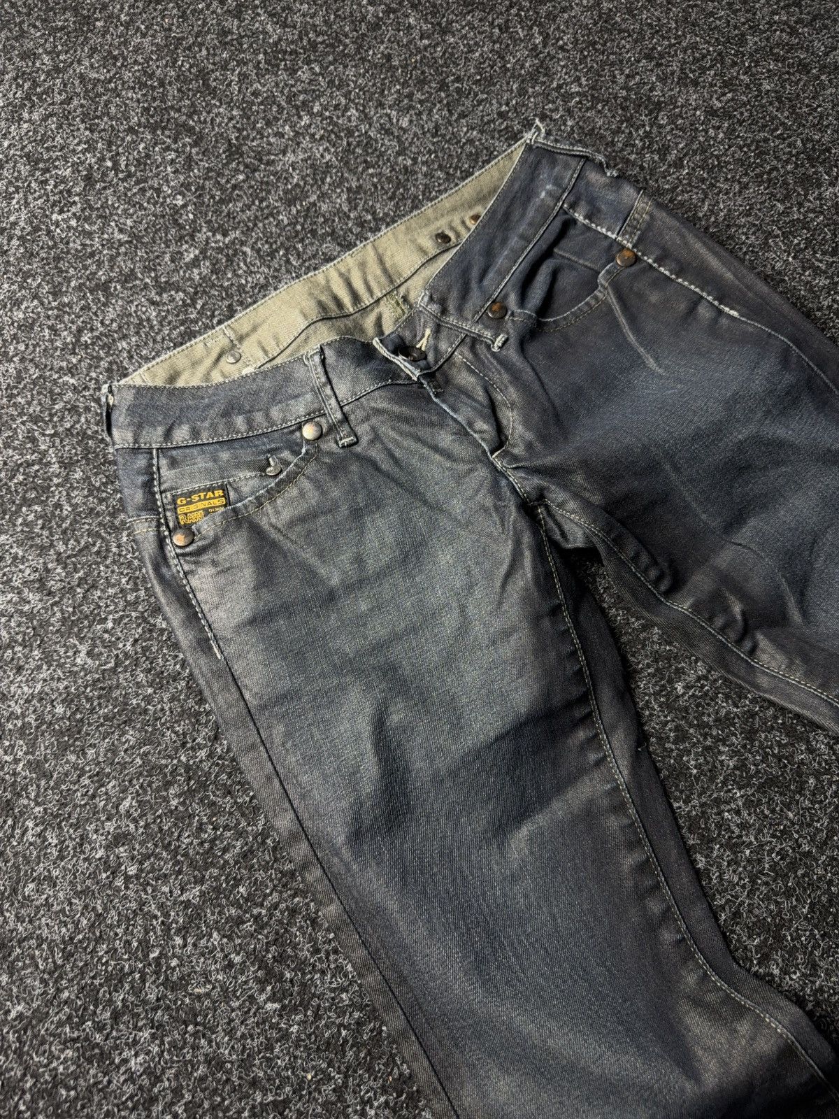 G-Star Y2K 00s Retro Retro G-Star RAW Straight Denim pants Jeans Size 27" / US 4 / IT 40 - 6 Thumbnail
