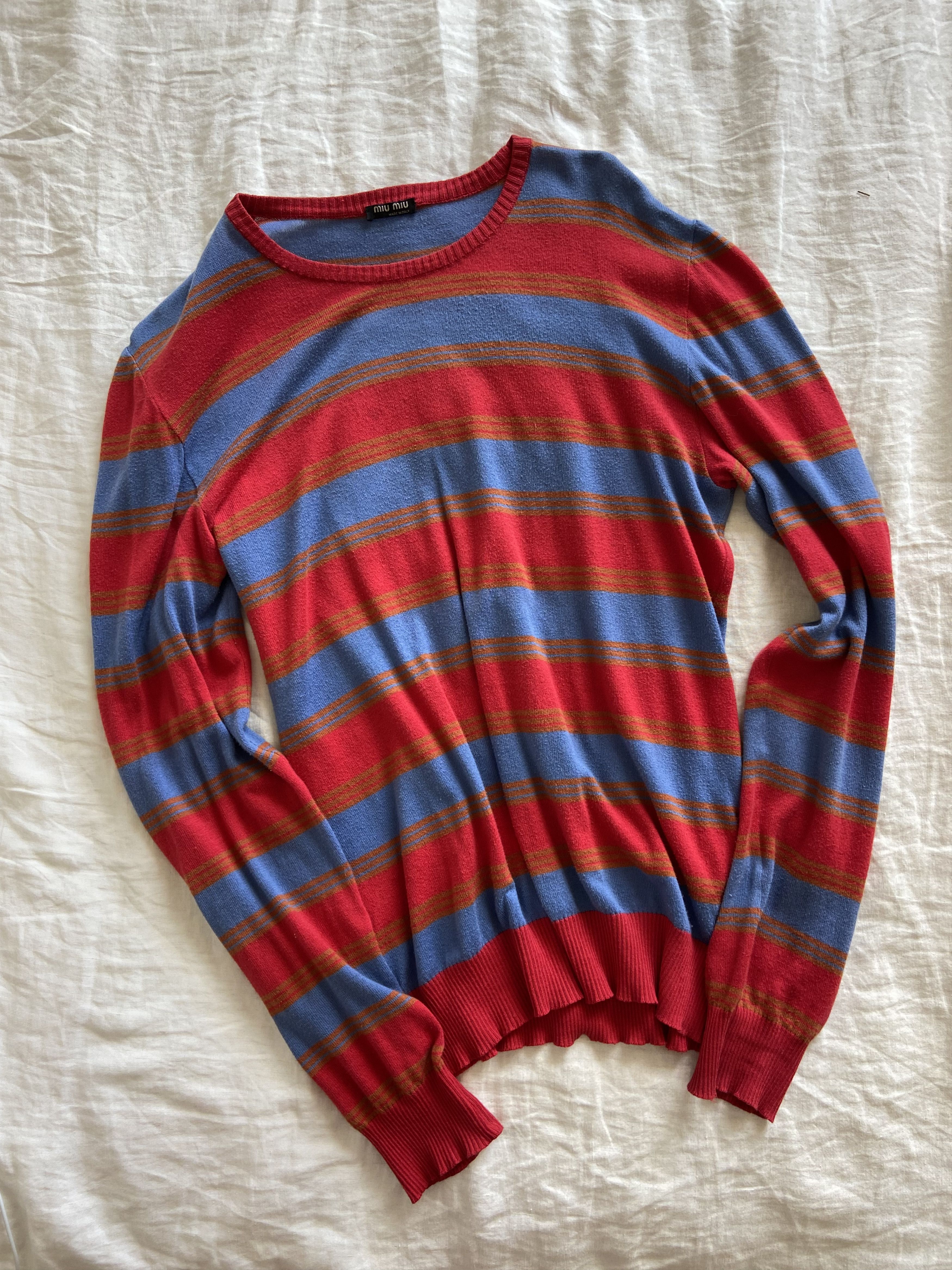 Image of Miu Miu Men’S Knit Sweater, Men's (Size Small)