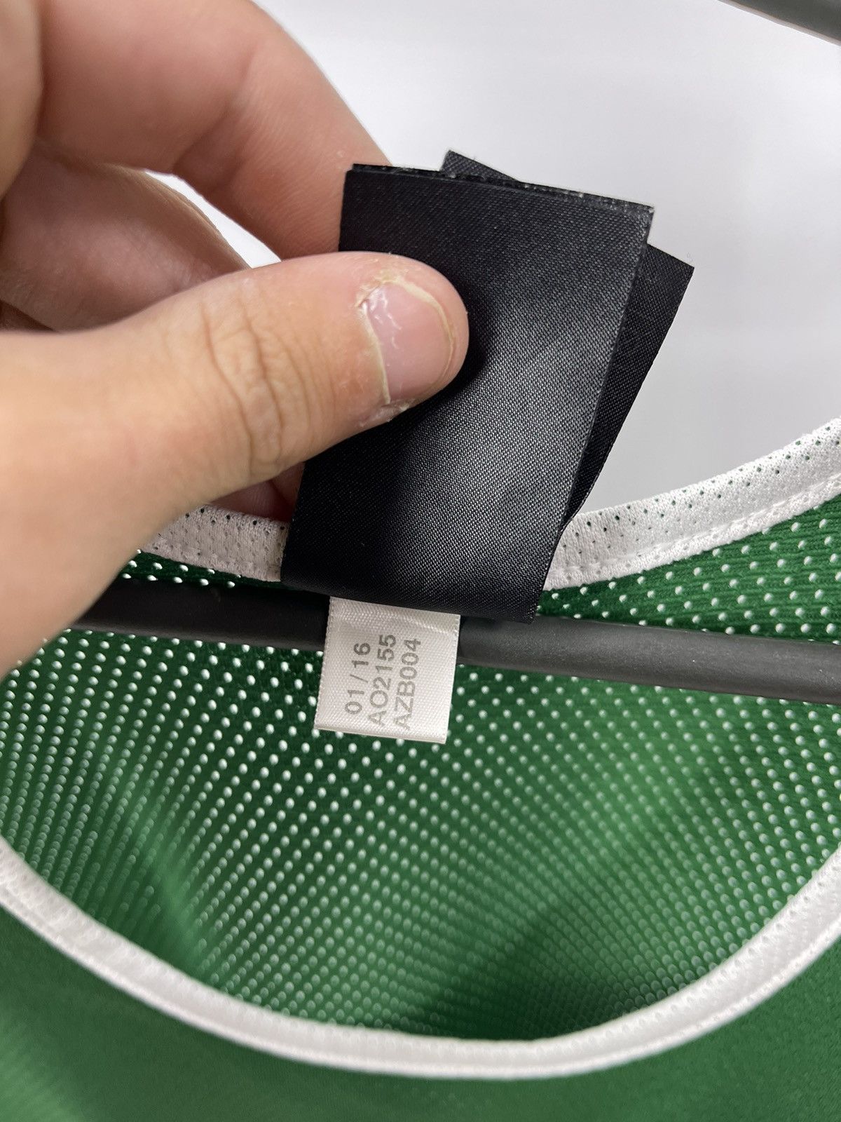 Adidas × NBA Nba Adidas Boston Celtics 2015/16 Green Blank Jersey Size L Size US L / EU 52-54 / 3 - 5 Thumbnail