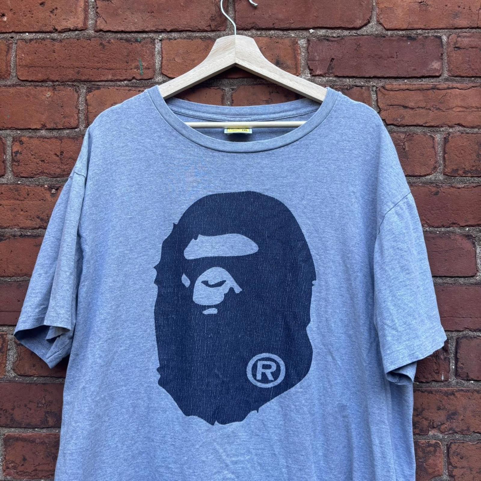 Bape vintage bape big ape head t shirt 00s XXL Size US XXL / EU 58 / 5 - 2 Thumbnail