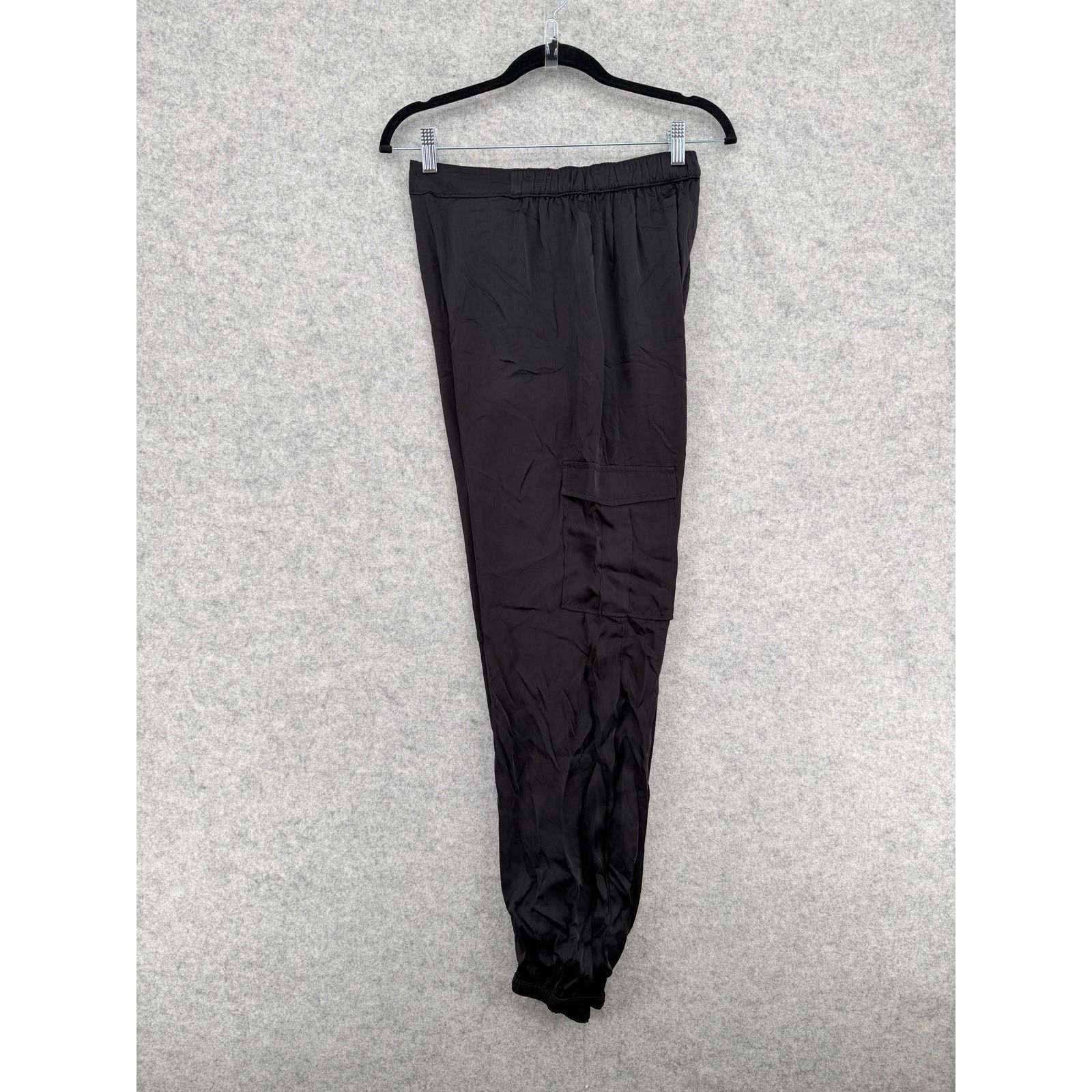 Johnny Was NWT Johnny Was Khay Silky Viscose Black Jogger Pants SMALL Size 28" / US 6 / IT 42 - 6 Thumbnail