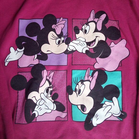 Disney Vintage Disney Minnie Mouse Crewneck Sweatshirt Size US XL / EU 56 / 4 - 1 Thumbnail