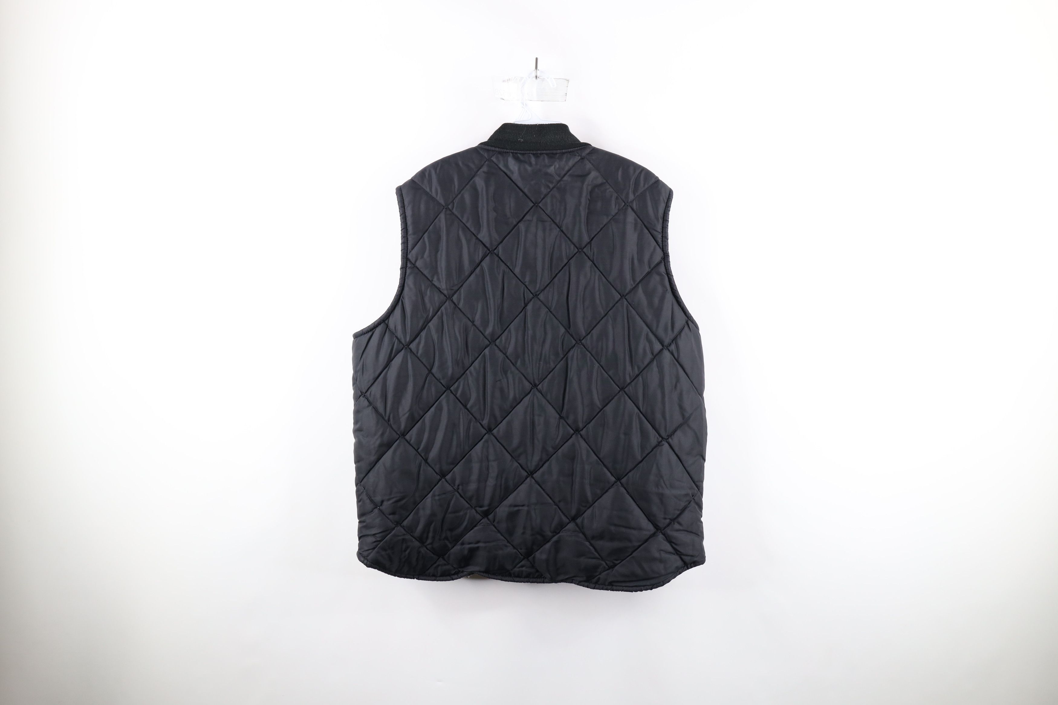 Vintage Vintage 90s Streetwear Work Mechanic Puffer Vest Jacket Size US XL / EU 56 / 4 - 9 Thumbnail