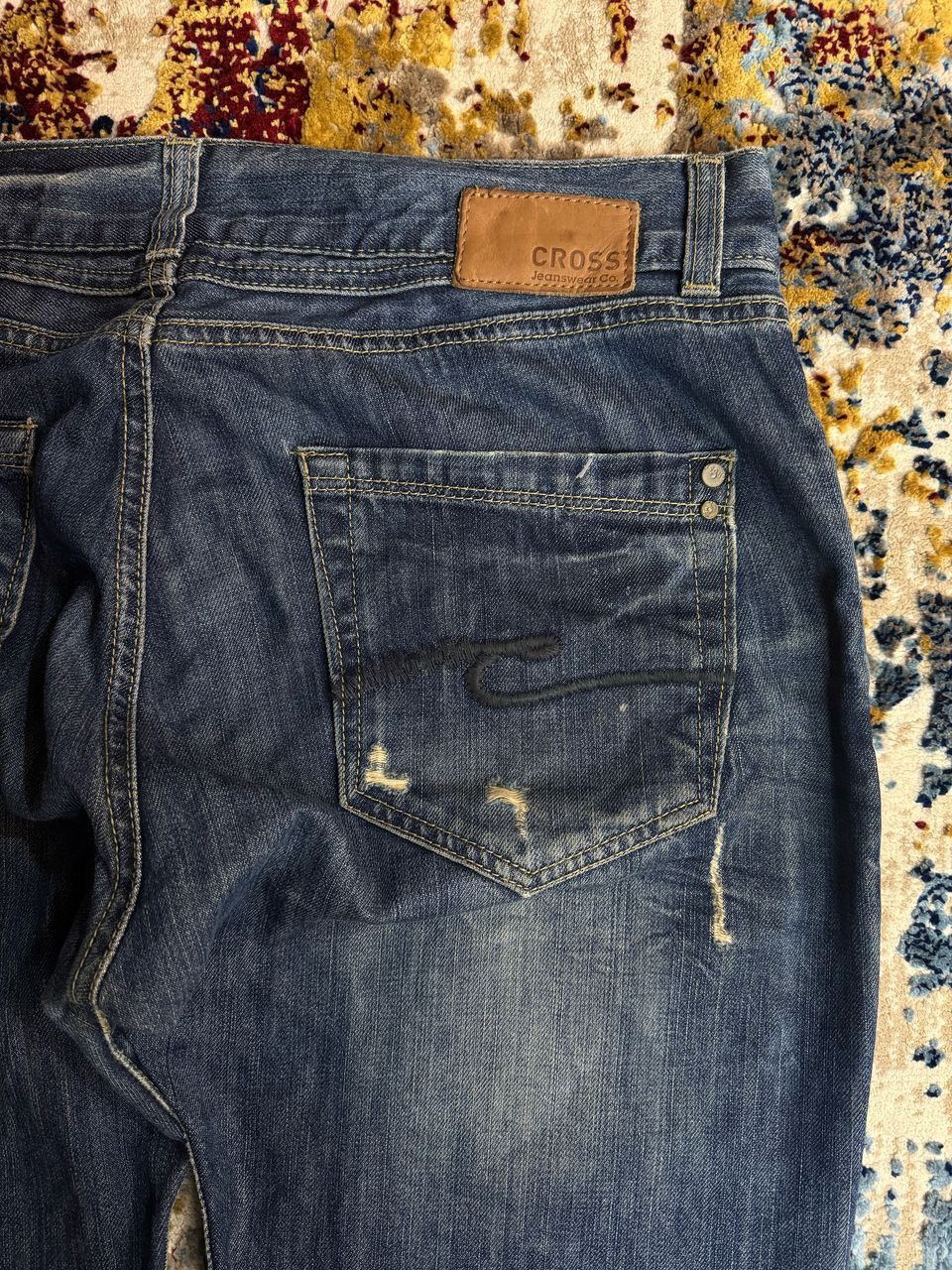 Japanese Brand × Vintage Vintage Cross jeanswear faded distressed denim Size US 32 / EU 48 - 10 Thumbnail