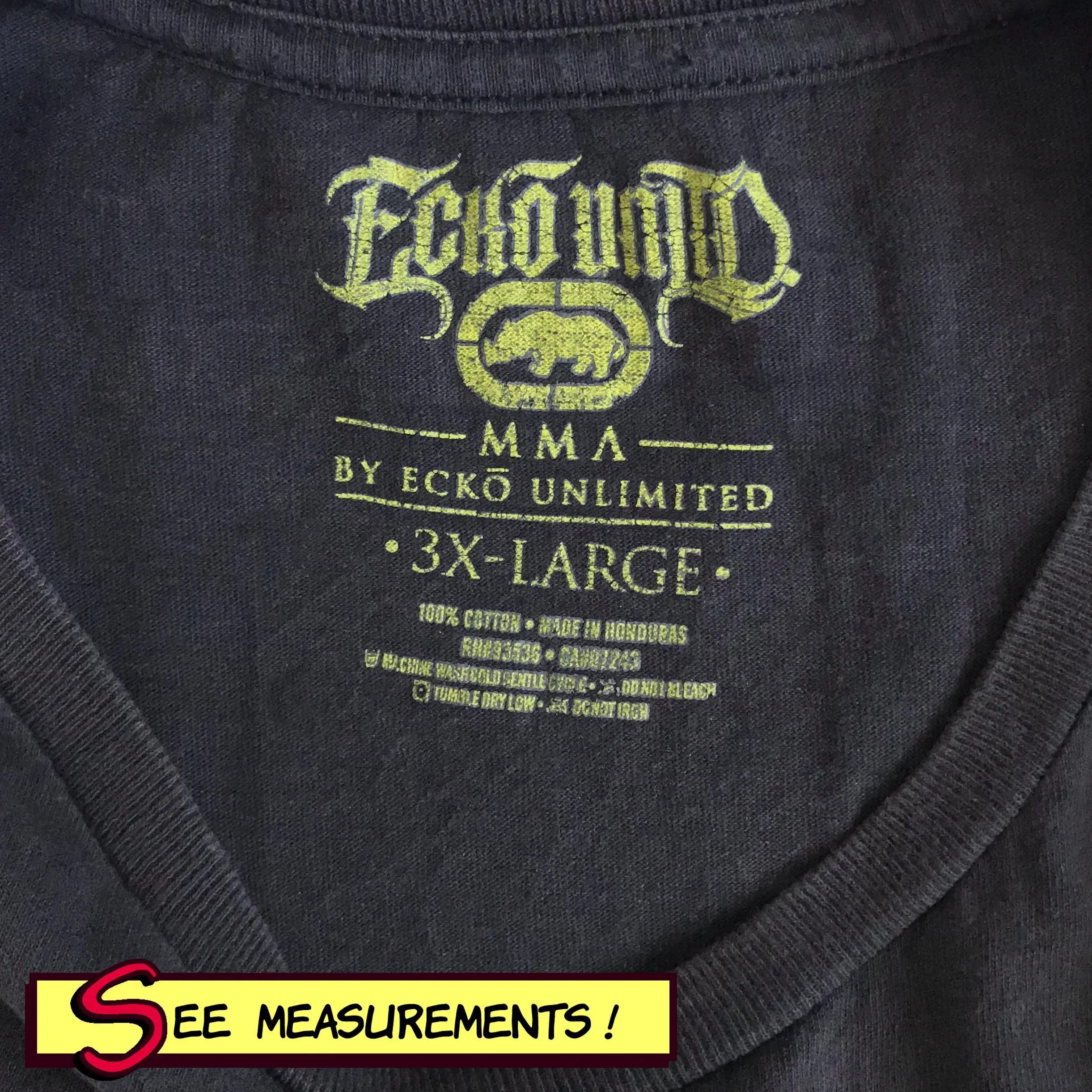 Ecko Unltd. Vintage Y2K Marc ECKO T shirt Tee Unlimited Oversize Baggy Size US XXL / EU 58 / 5 - 5 Thumbnail