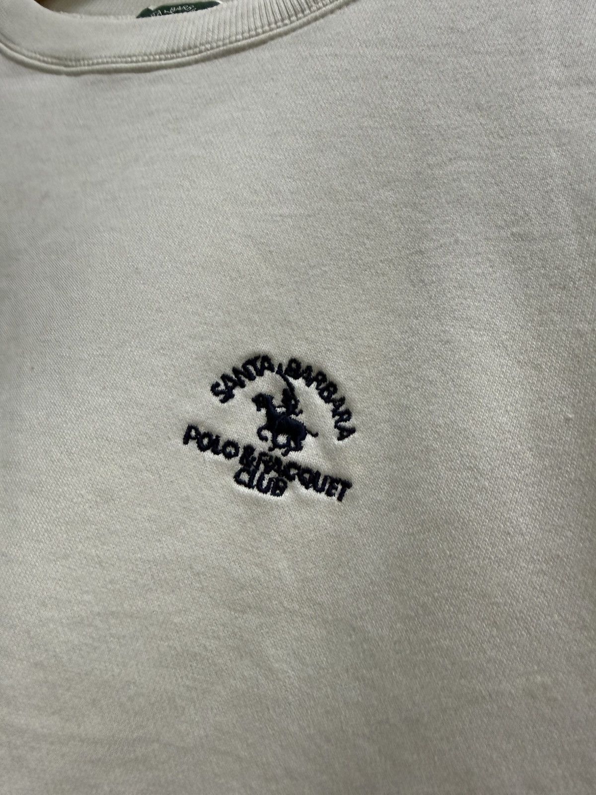 Vintage Santa Barbara Polo&Racquet Club Cropped Sweatshirt Smalllogo Size S / US 4 / IT 40 - 6 Thumbnail