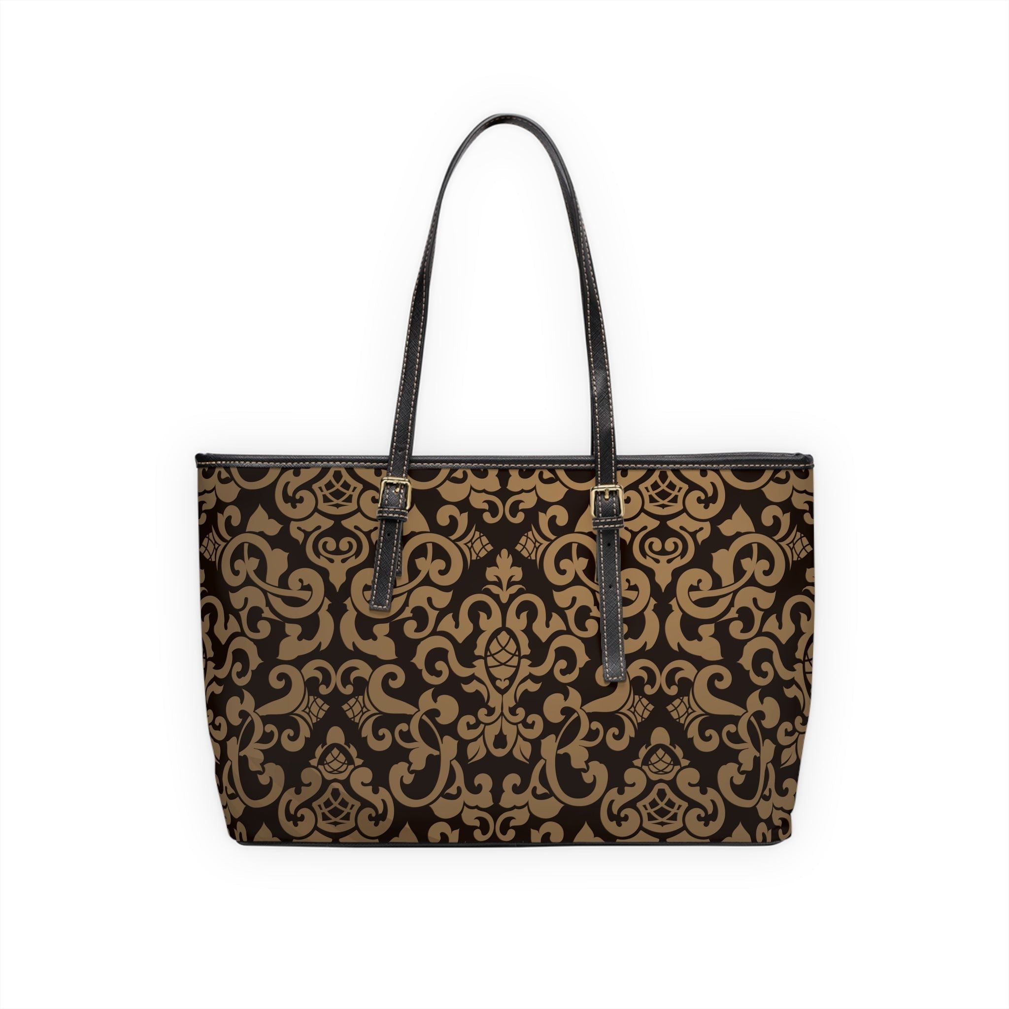 The Unbranded Brand Victorian Design PU Leather Shoulder Bag Size ONE SIZE - 6 Thumbnail