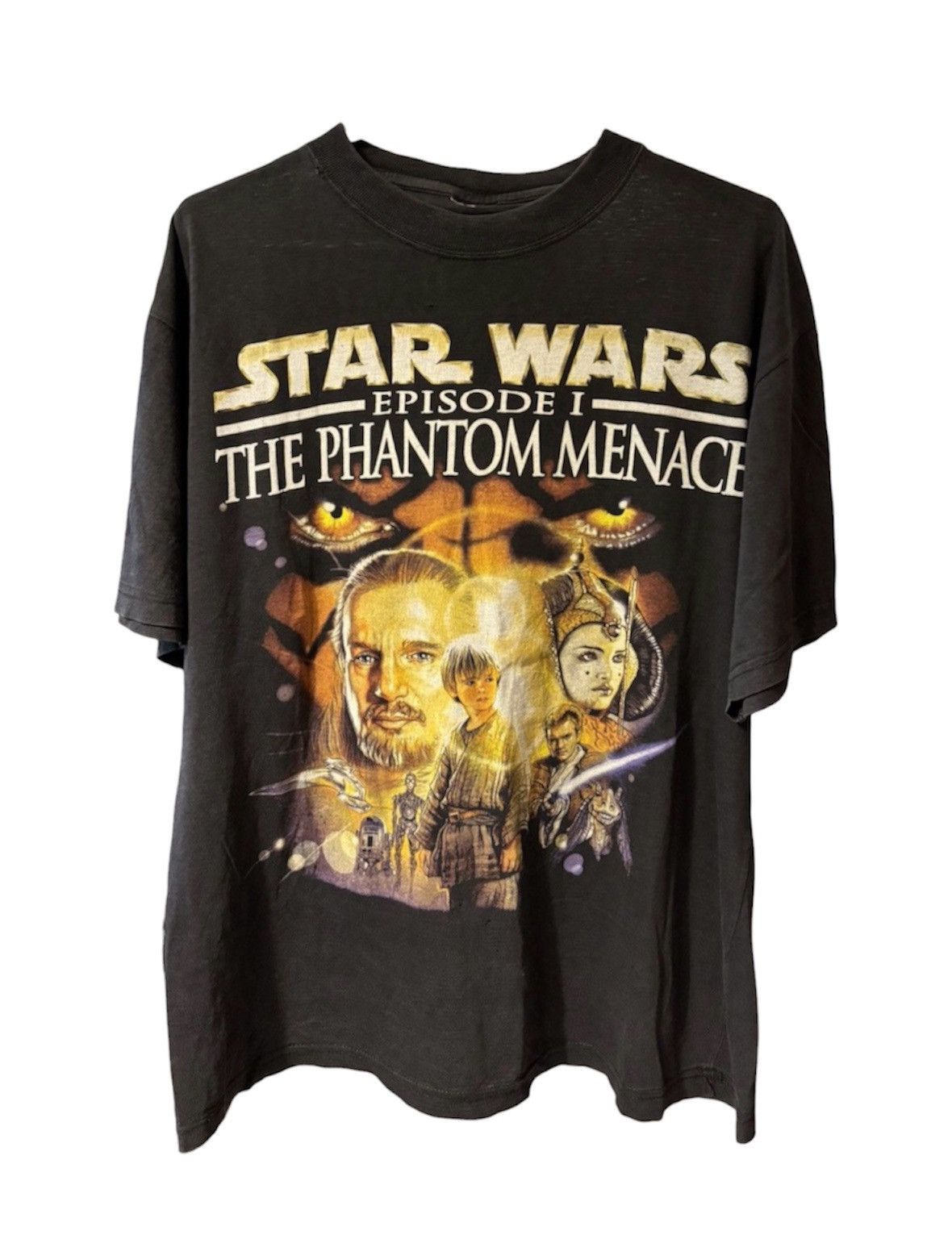 Band Tees Vintage 1999 star wars episode 1 distressed promo tee Size US L / EU 52-54 / 3 - 1 Thumbnail