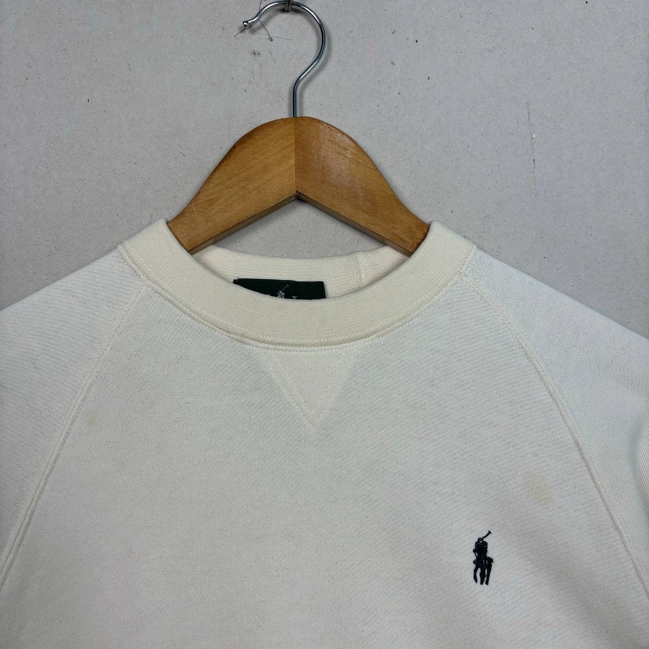 Polo Ralph Lauren Vtg Ralph Lauren White Crewneck Sweatshirt Tokyo Style Size US S / EU 44-46 / 1 - 3 Thumbnail