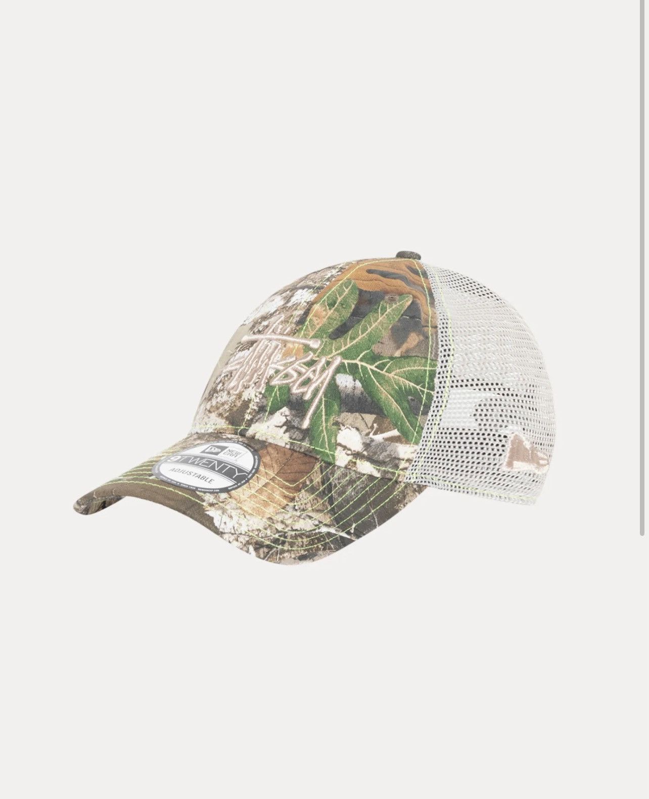 New Era × Stussy Stüssy x RealTree Camo Hat New Era Basic 9TWENTY Cap Trucker Size ONE SIZE - 2 Thumbnail