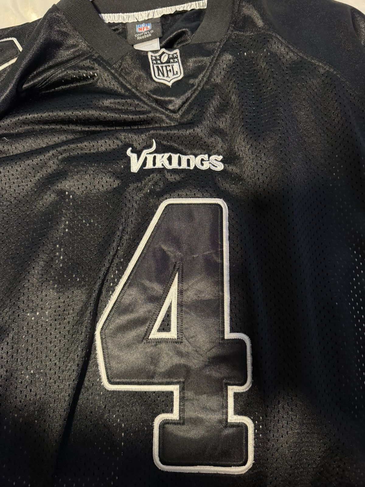 Reebok Black and white favre vikings jersey Size US L / EU 52-54 / 3 - 5 Thumbnail