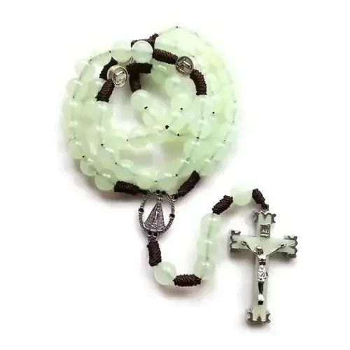 Japanese Brand Saint Benedict Rosary Necklace Chain Catholic Church Jesus Size ONE SIZE - 2 Thumbnail