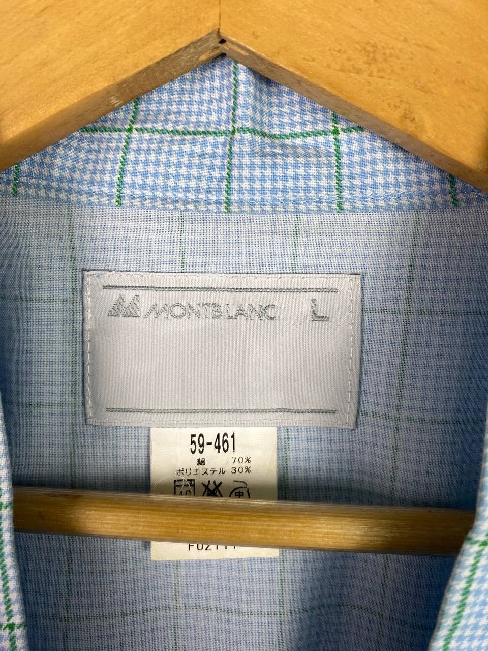 Montblanc vintage montblanc checkered kimono nice design Size US L / EU 52-54 / 3 - 2 Thumbnail