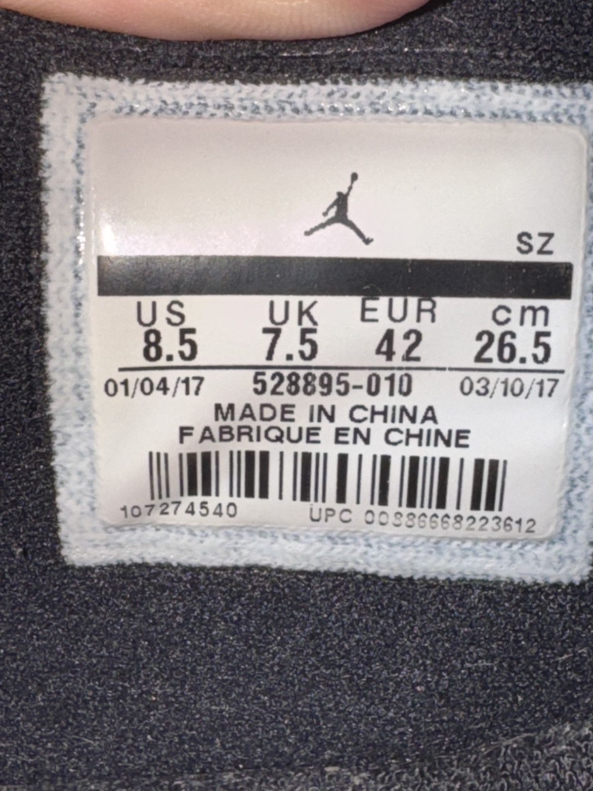 Jordan Brand Retro 11 low barons Size US 8.5 / EU 41-42 - 7 Thumbnail