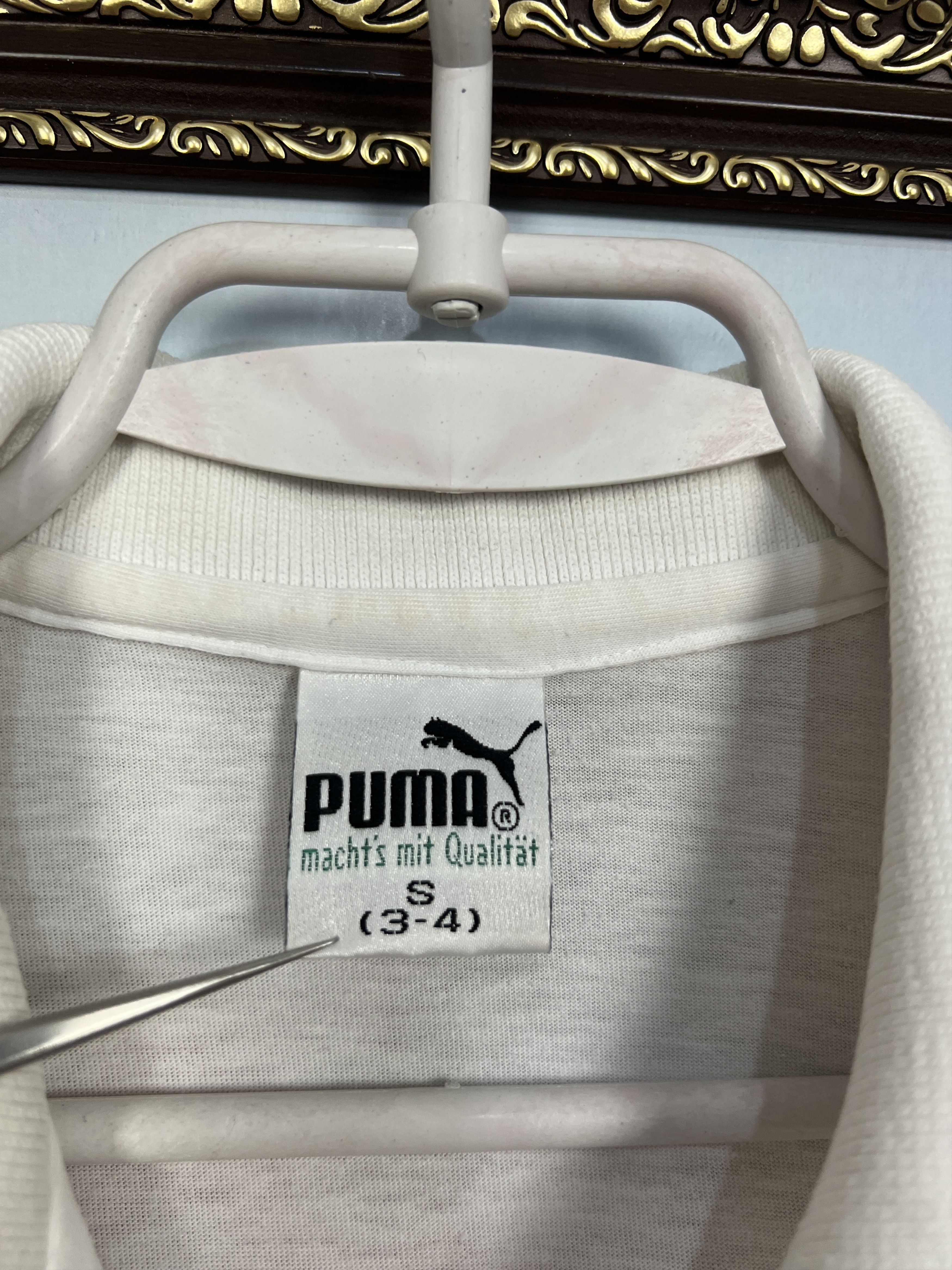 Puma Vintage Streetwear Y2K Polo White Shirt Jersey Skateboard Size US M / EU 48-50 / 2 - 6 Thumbnail