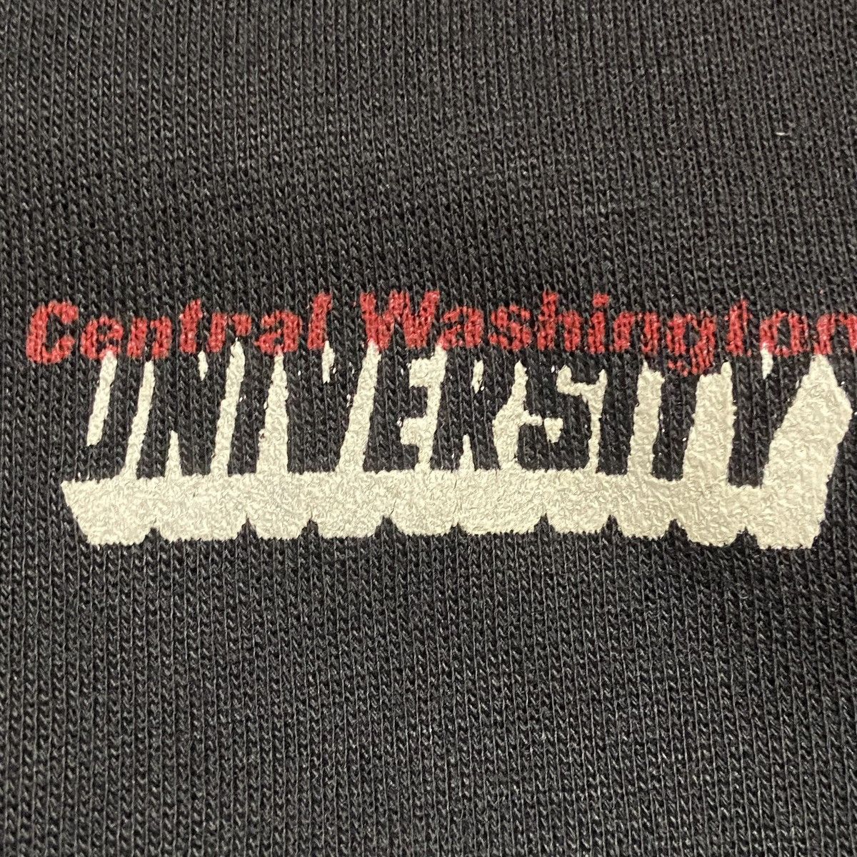 Vintage Vintage 70s Selvedge Central Washington University Hoodie Size US M / EU 48-50 / 2 - 4 Thumbnail