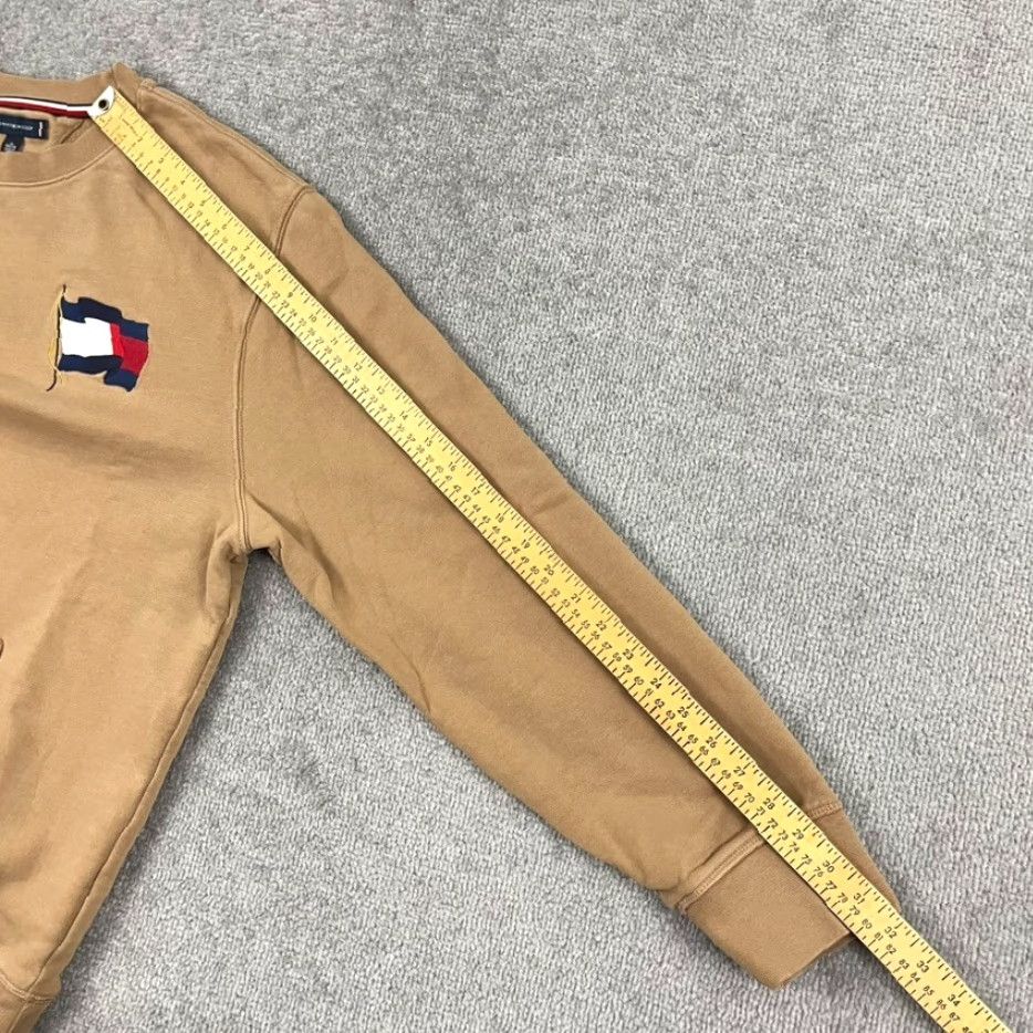 Tommy Hilfiger Tommy Hilfiger Sweatshirt Men XL Waving Flag Logo Crewneck Organic Cotton Casual Size US XL / EU 56 / 4 - 6 Thumbnail