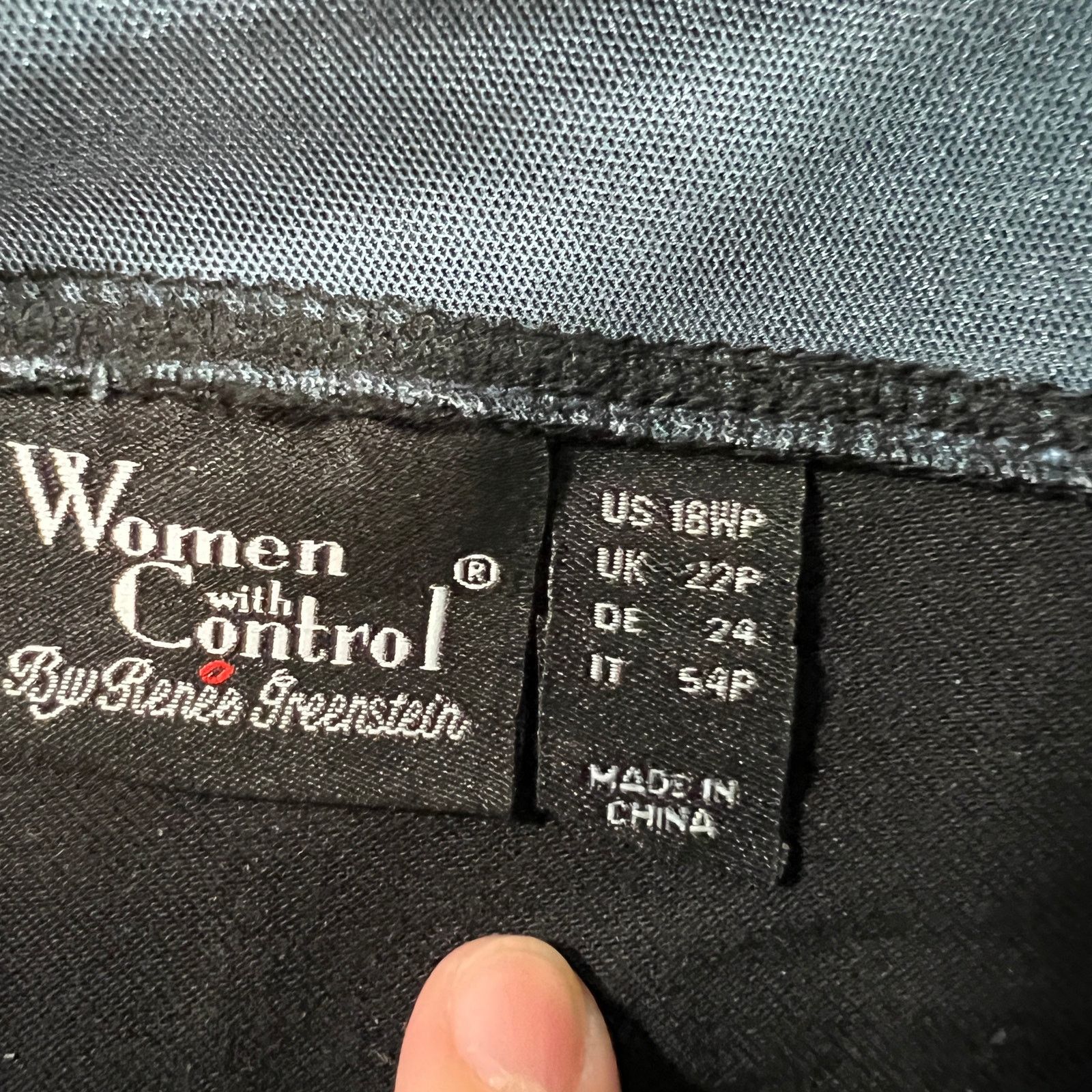 Other Women with Control Denim Tummy Control Pants Black Size 40" / US 18 - 3 Thumbnail
