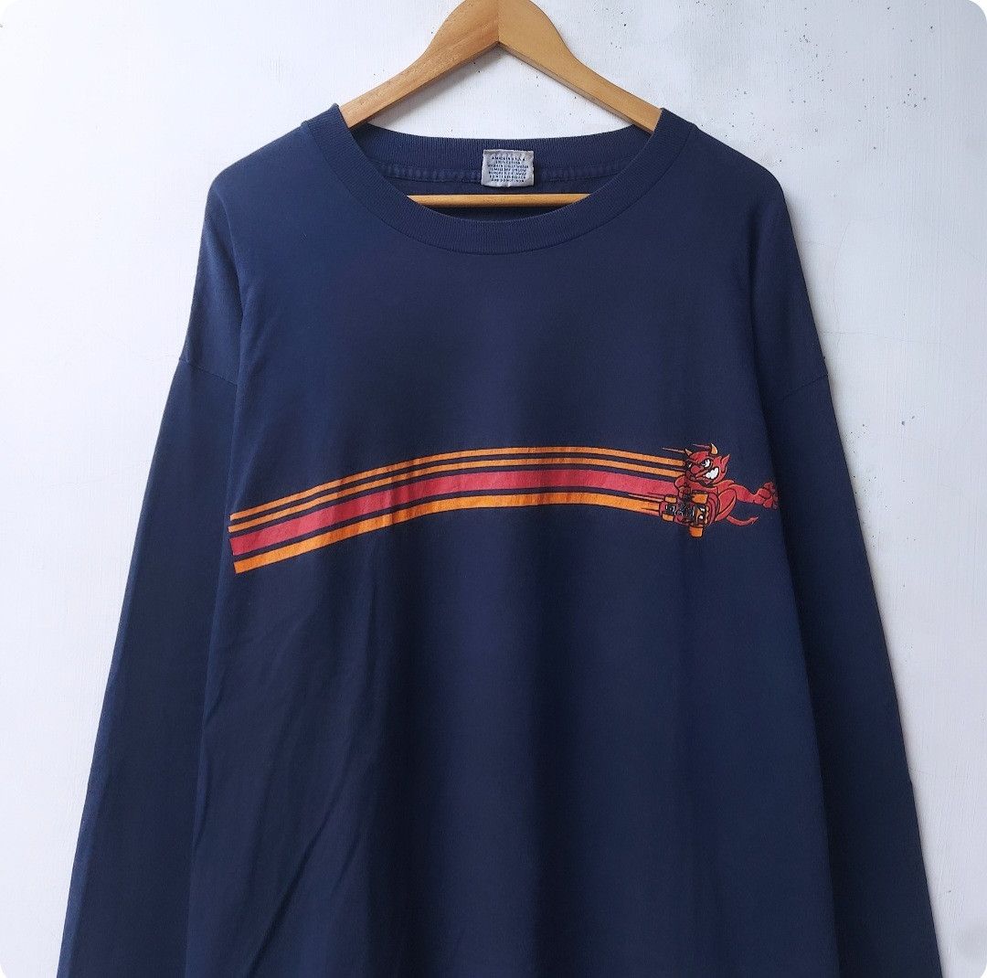 Vintage Vtg 90s 26 RED Skateboards Long Sleeve Tshirt Size US XL / EU 56 / 4 - 2 Thumbnail