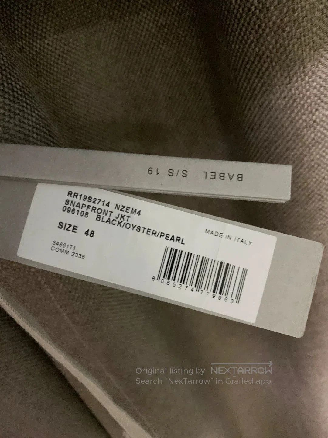 Rick Owens Rick Owens 19sBabel Runway Piano Key Coat. Size US M / EU 48-50 / 2 - 5 Thumbnail