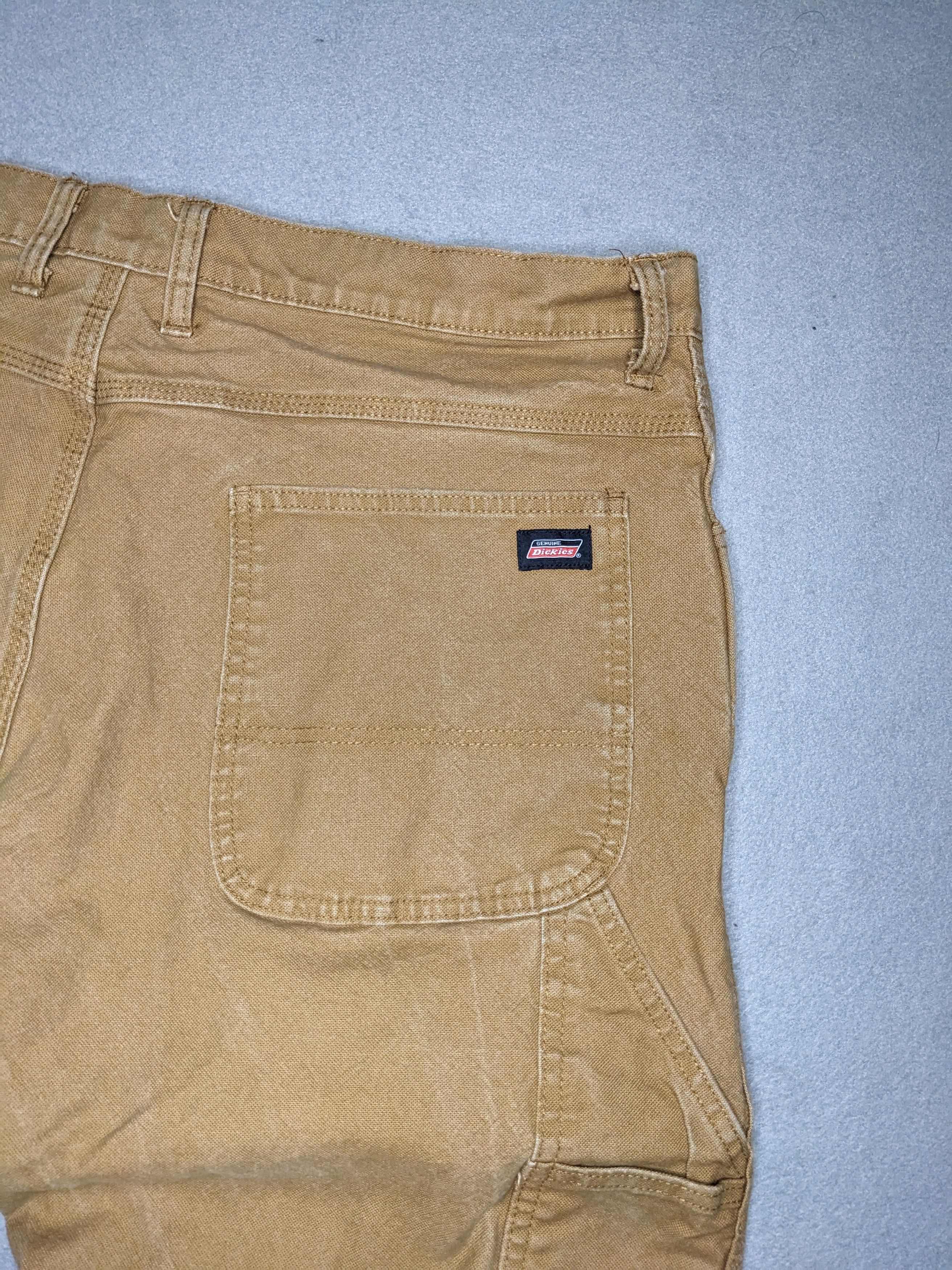 Dickies Dickies Carpenter Pants 38x30 Canvas Beige Distressed Faded Size US 38 / EU 54 - 6 Thumbnail