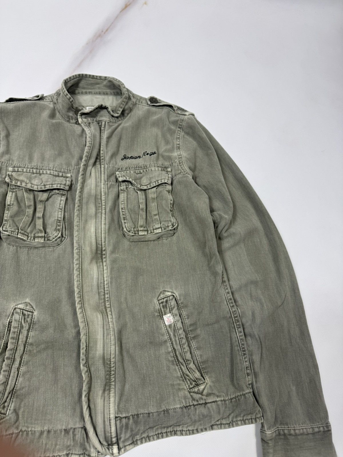 Japanese Brand Vintage Japan Rugs Green Military Jacket Size S / US 4 / IT 40 - 5 Thumbnail