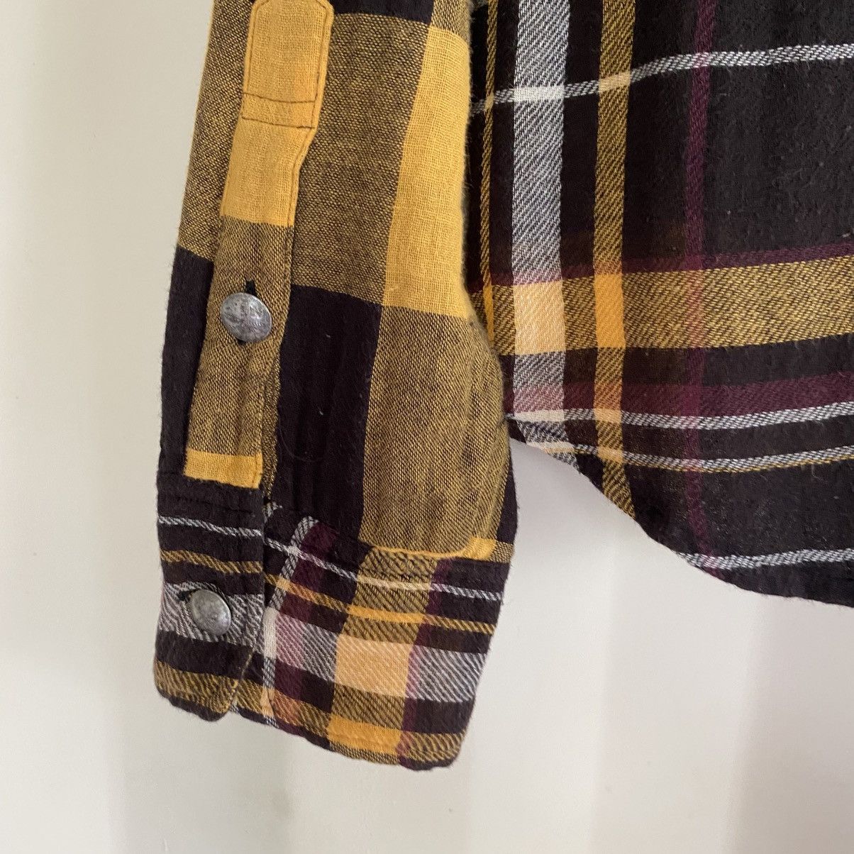 Vintage Indian Motorcycle plaid hoodie shirt Size US M / EU 48-50 / 2 - 8 Thumbnail