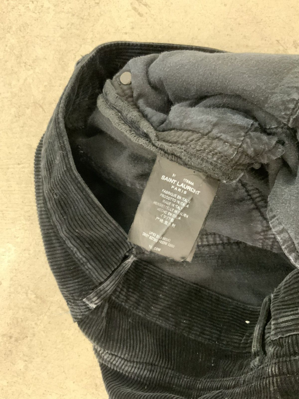 Saint Laurent Paris SAINT LAURENT PARIS CORDUROY PANTS Size US 31 - 4 Thumbnail