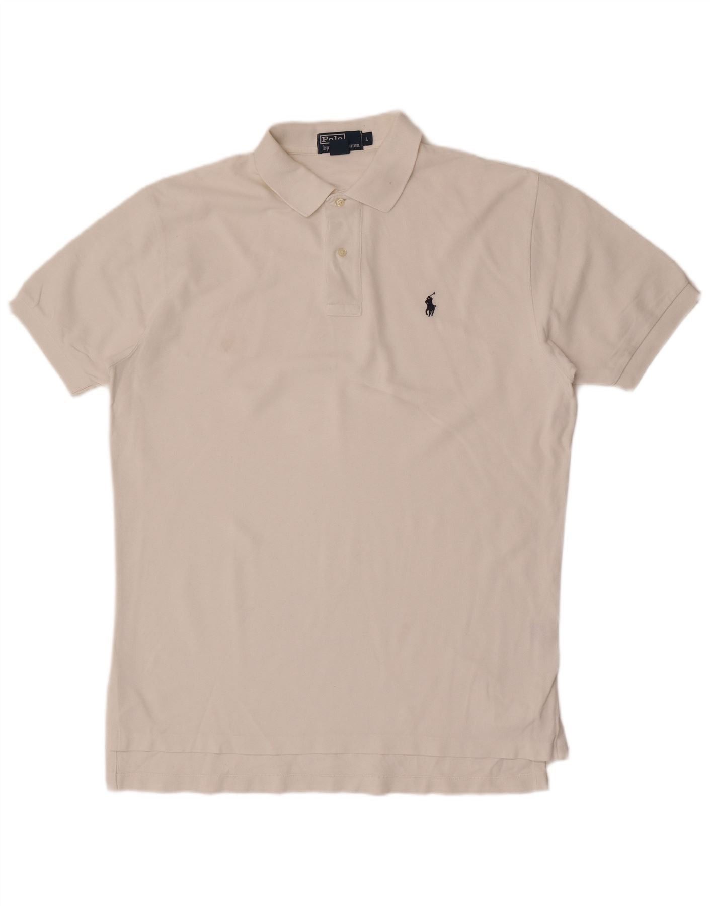 Polo Ralph Lauren Mens Polo Shirt Large White Cotton Size US XXL / EU 58 / 5 - 1 Thumbnail