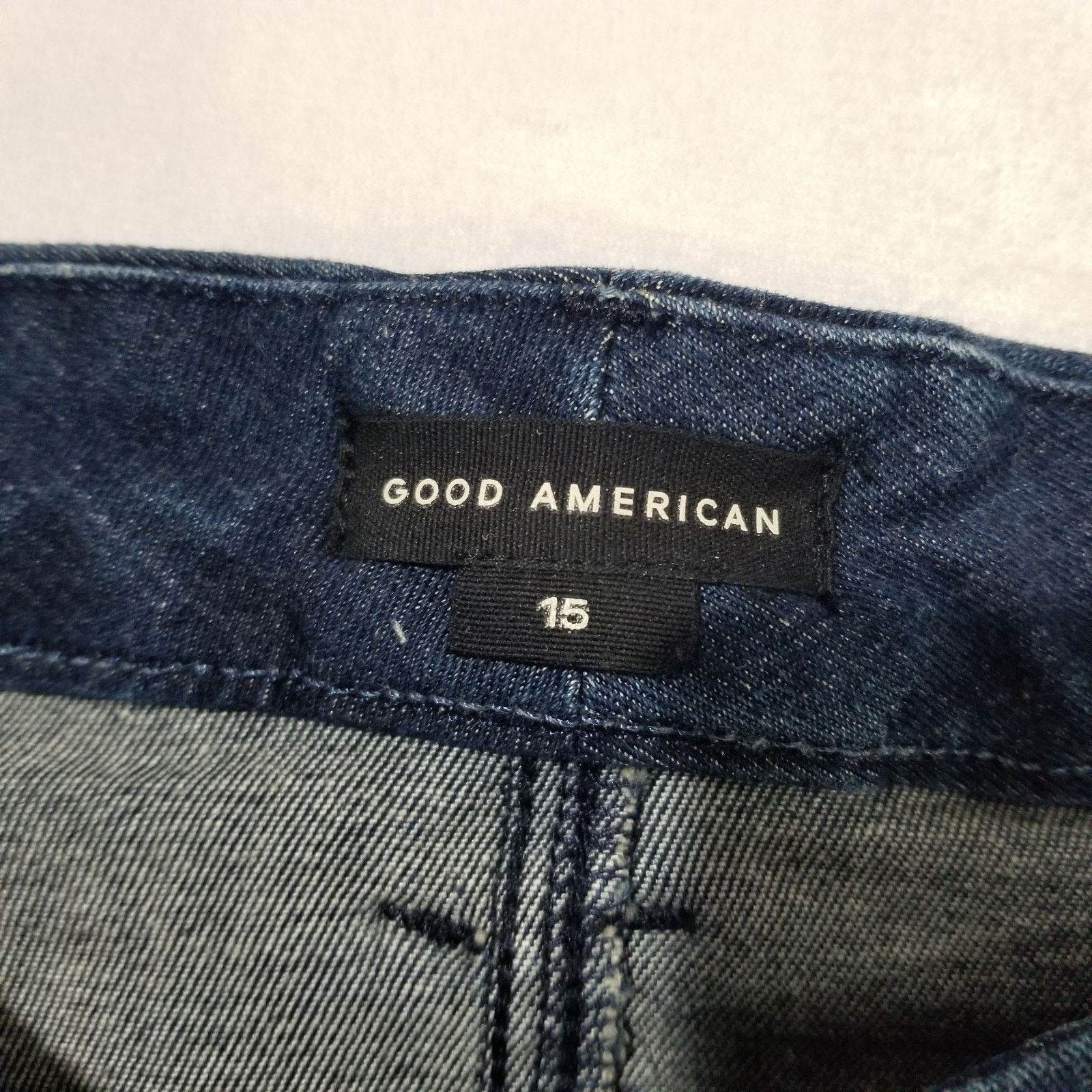 Good American Good American Denim Size 15 Good Legs Crop Mini Boot Size 34" / US 12 / IT 48 - 4 Thumbnail