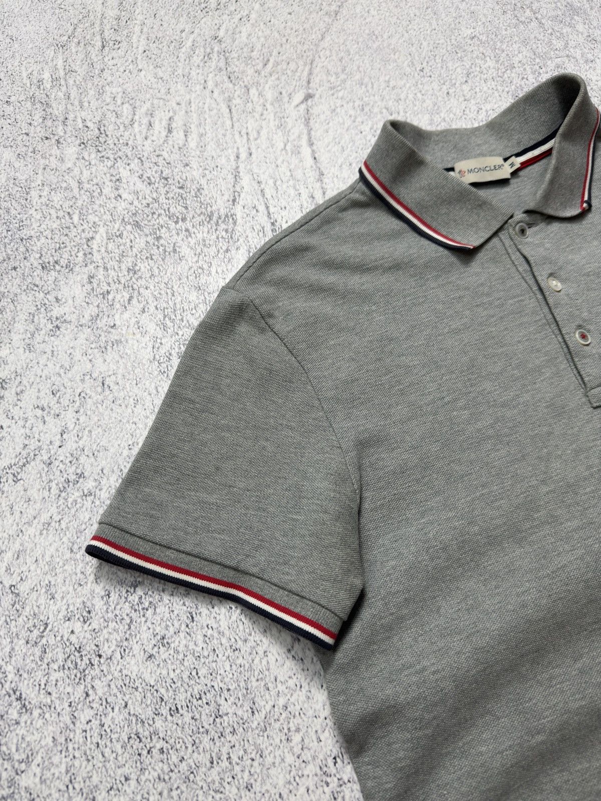 Moncler Moncler Maglia Polo Manica Corta Shirt Old Money Style Sz M Size US M / EU 48-50 / 2 - 3 Thumbnail