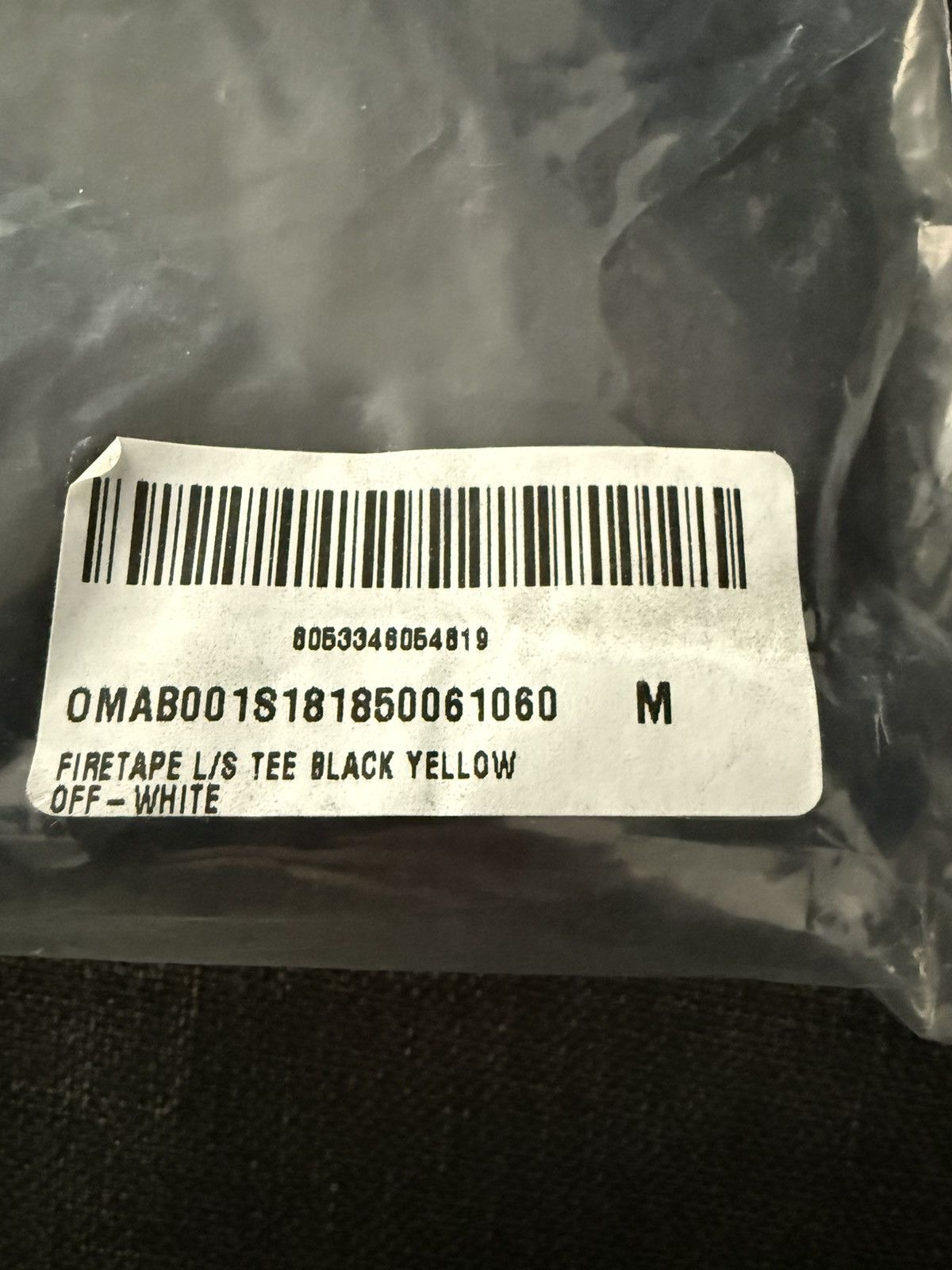 Supreme Off-White Firetape Long Sleeve Tee Size US M / EU 48-50 / 2 - 3 Thumbnail