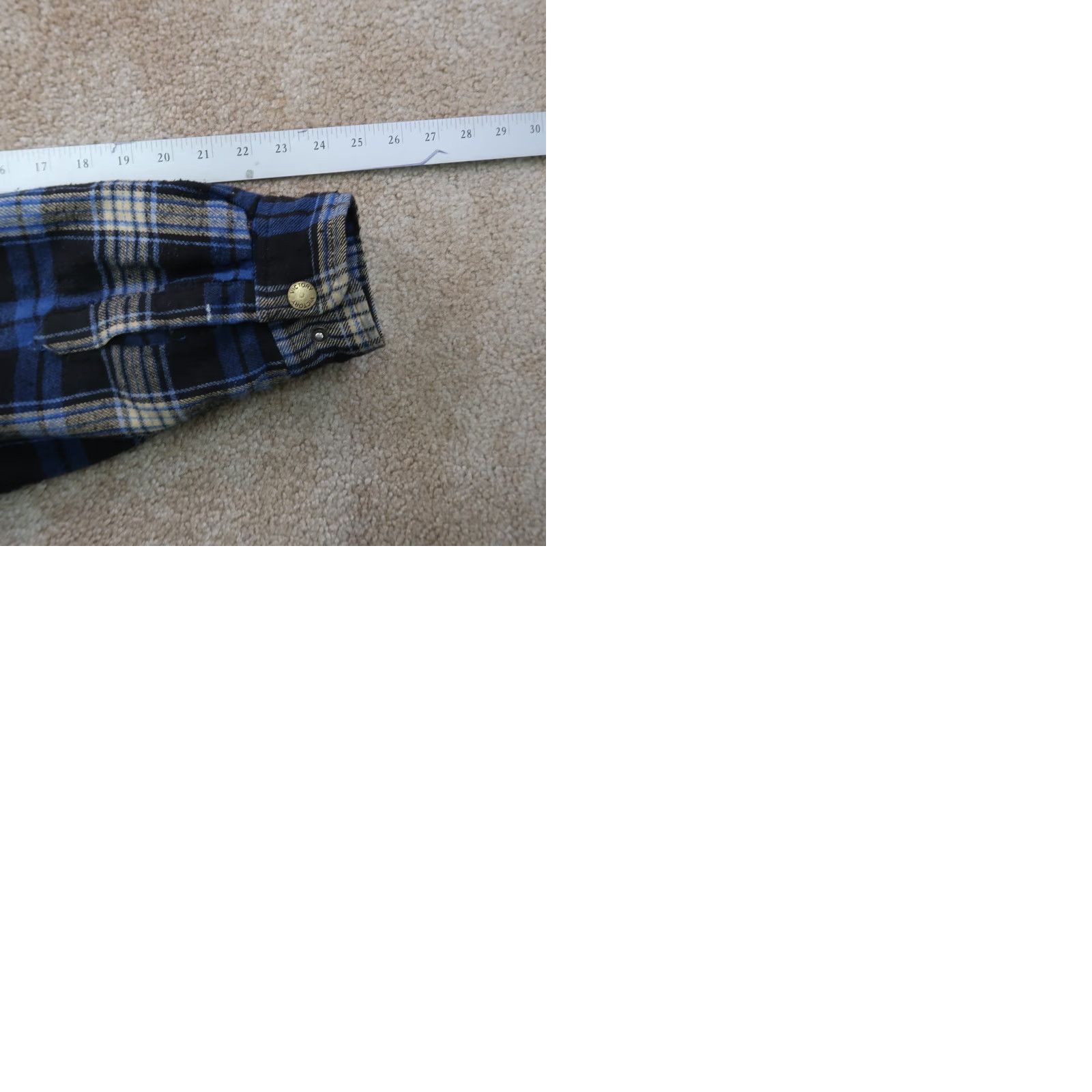Vintage VINTAGE MIC Rugged Wear Quilt Lined Flannel Shirt Jacket Bomber Shacket Hooded XL Plaid Blue Mens Size US XL / EU 56 / 4 - 9 Thumbnail