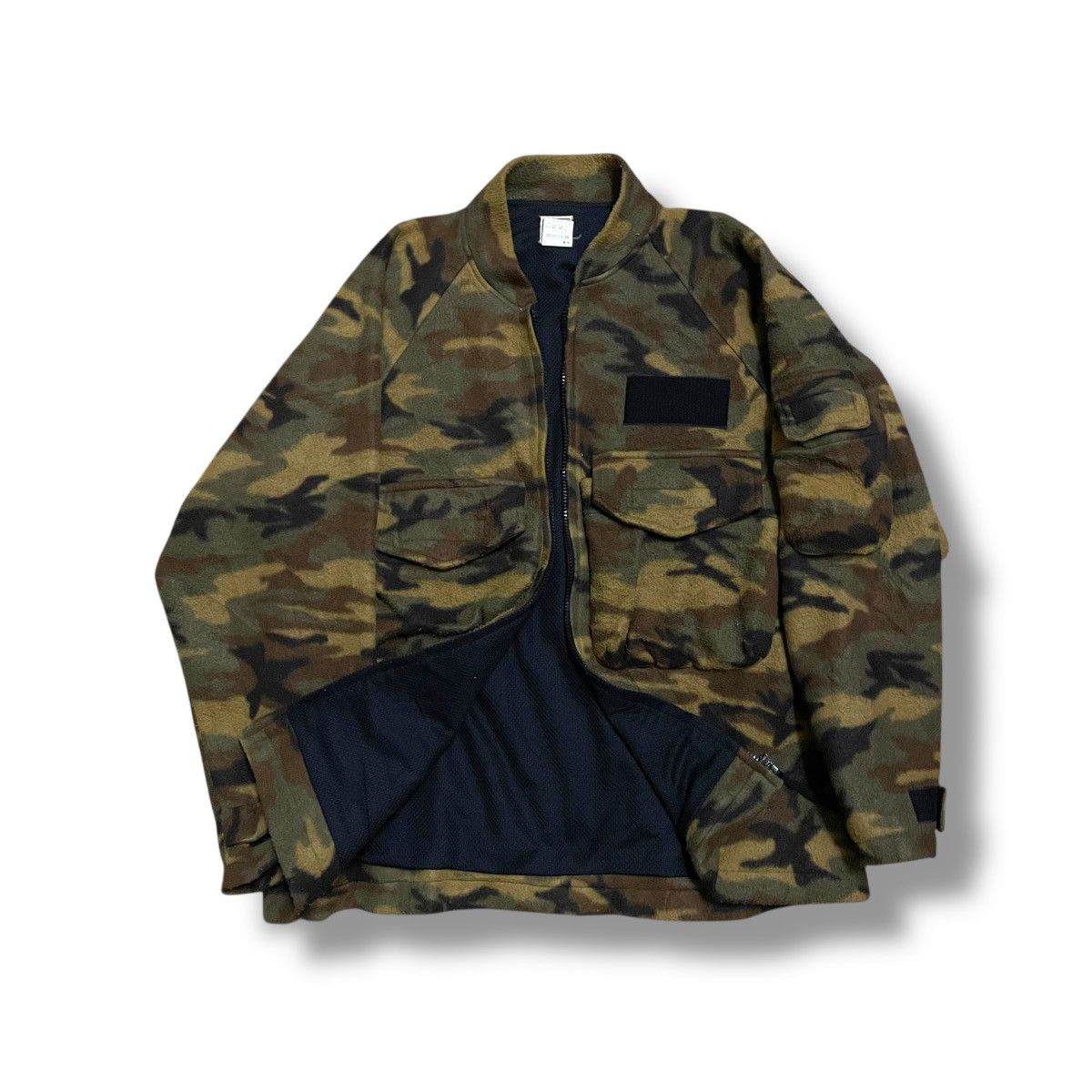 Nepenthes NEPHENTHES CAMO ARMY FULL ZIP FLEECE JACKET Size US M / EU 48-50 / 2 - 3 Thumbnail