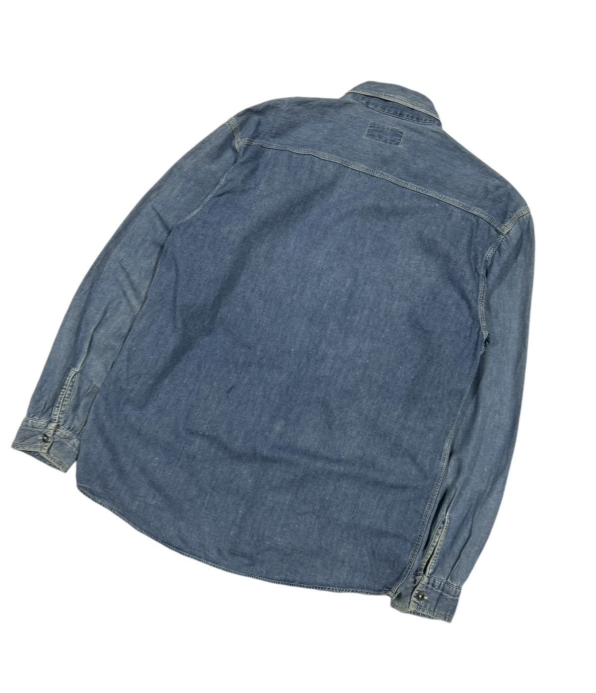 Replay × Vintage Vtg🔥90’s Replay Base Denim Shirt Made In Italy Size US M / EU 48-50 / 2 - 11 Thumbnail