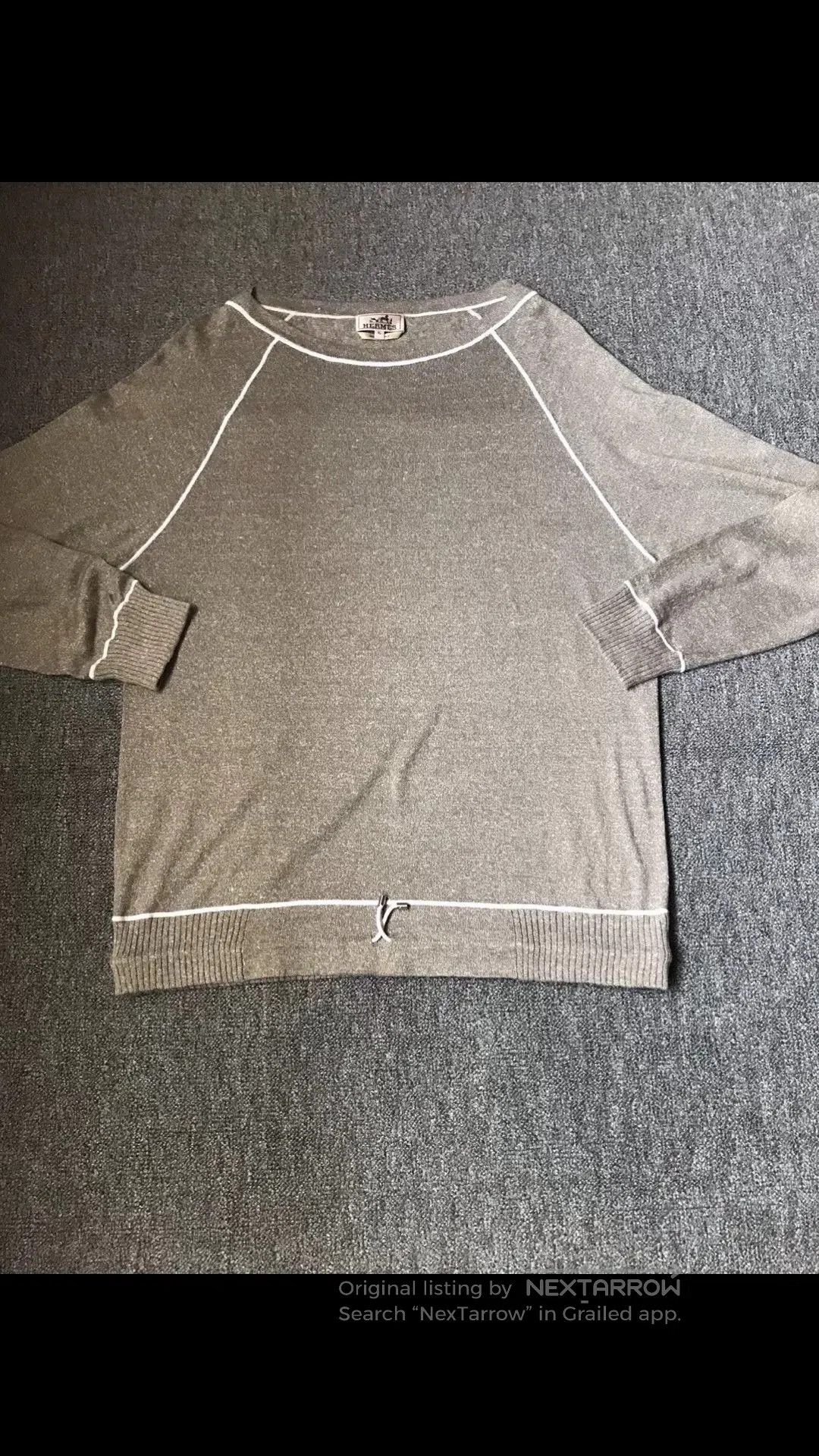 Hermes Hermes Gray Cotton. Size US XL / EU 56 / 4 - 3 Thumbnail